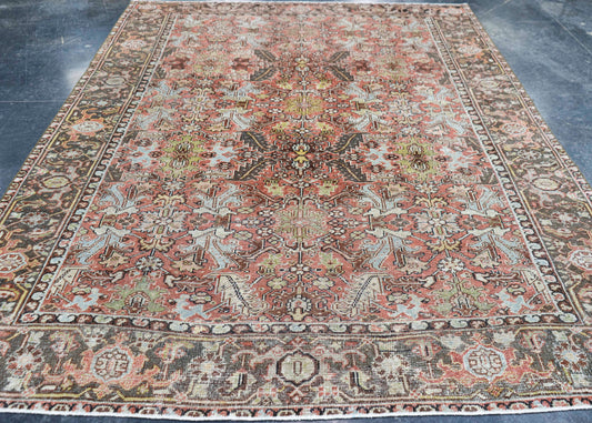 Persian Antique Rug 7'4" x 9'5" #16868