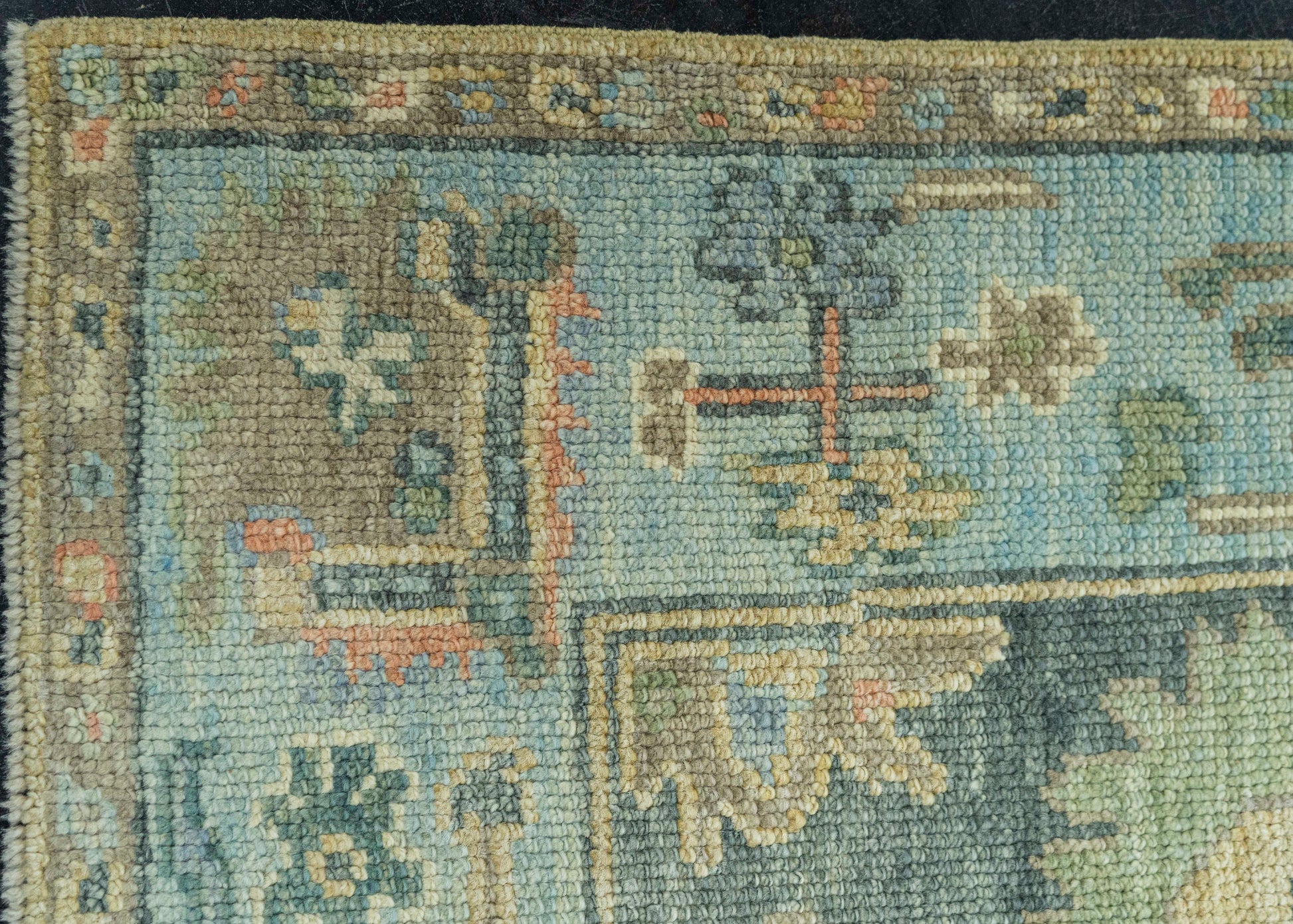 Turkish Oushak Rug 2'10" x 8'3" #19027