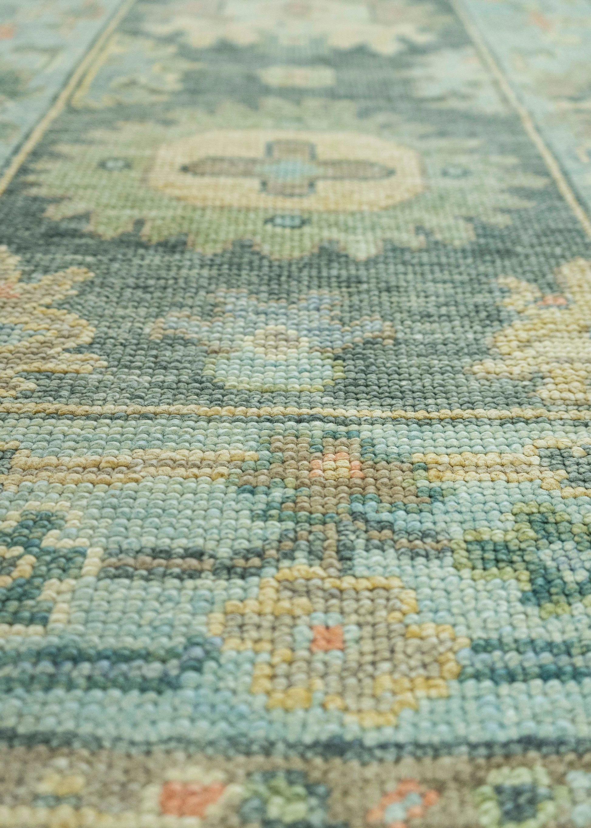 Turkish Oushak Rug 2'10" x 8'3" #19027