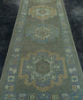 Turkish Oushak Rug 3' x 9'4" #19068