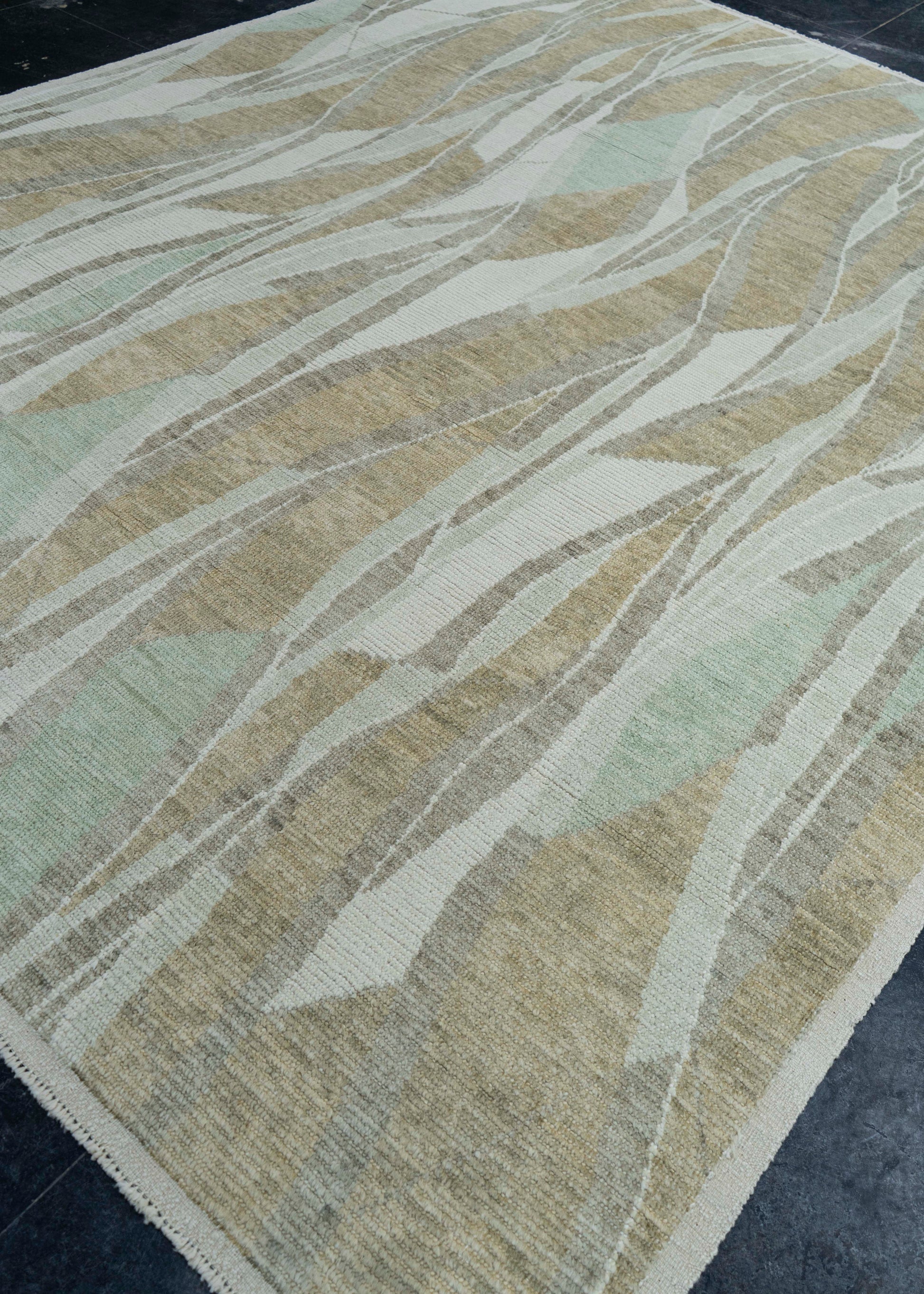 Modern Handmade Rug 9'5" x 11'8" #17166