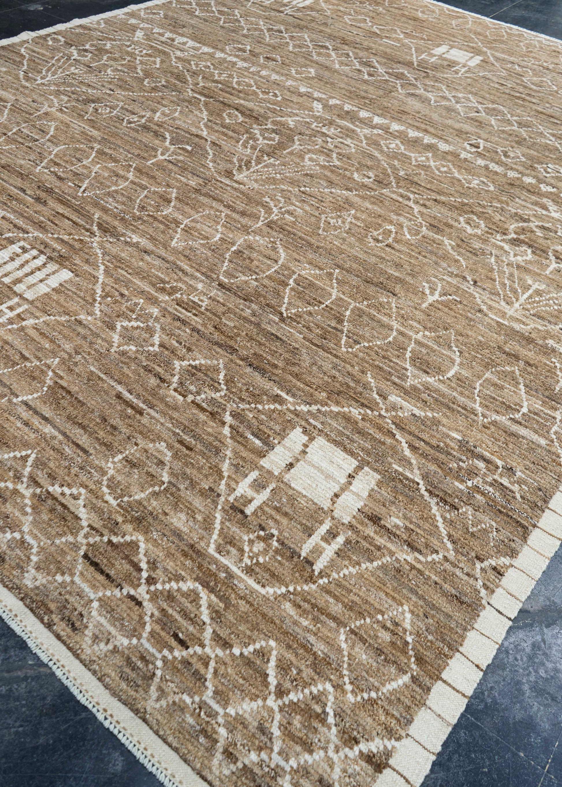 Modern Handmade Rug 10'7" x 13'6" #17117