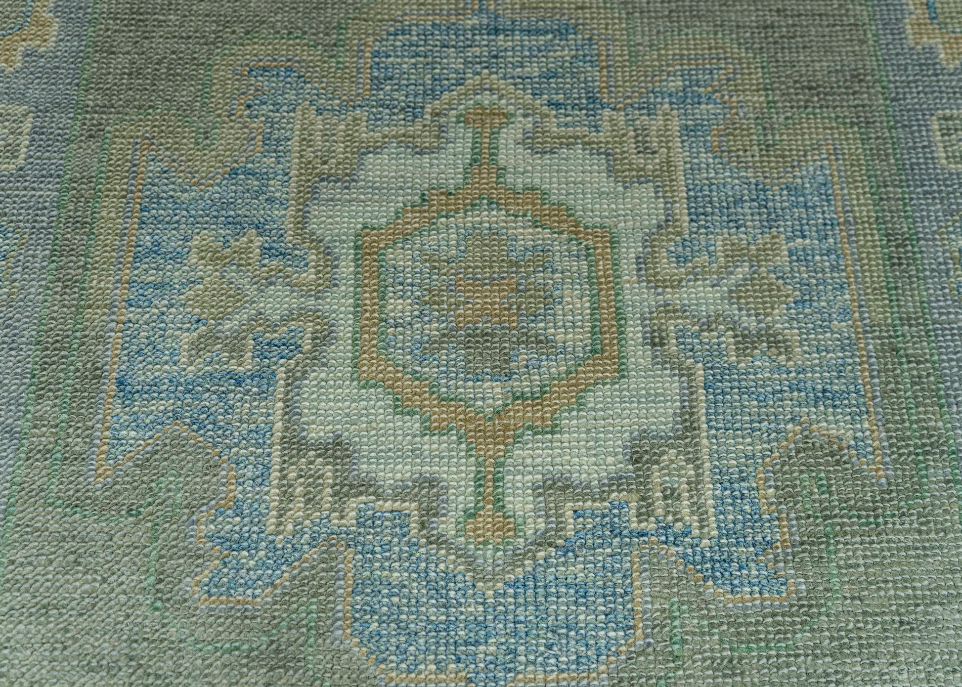 Turkish Oushak Rug 3' x 9'4" #19068
