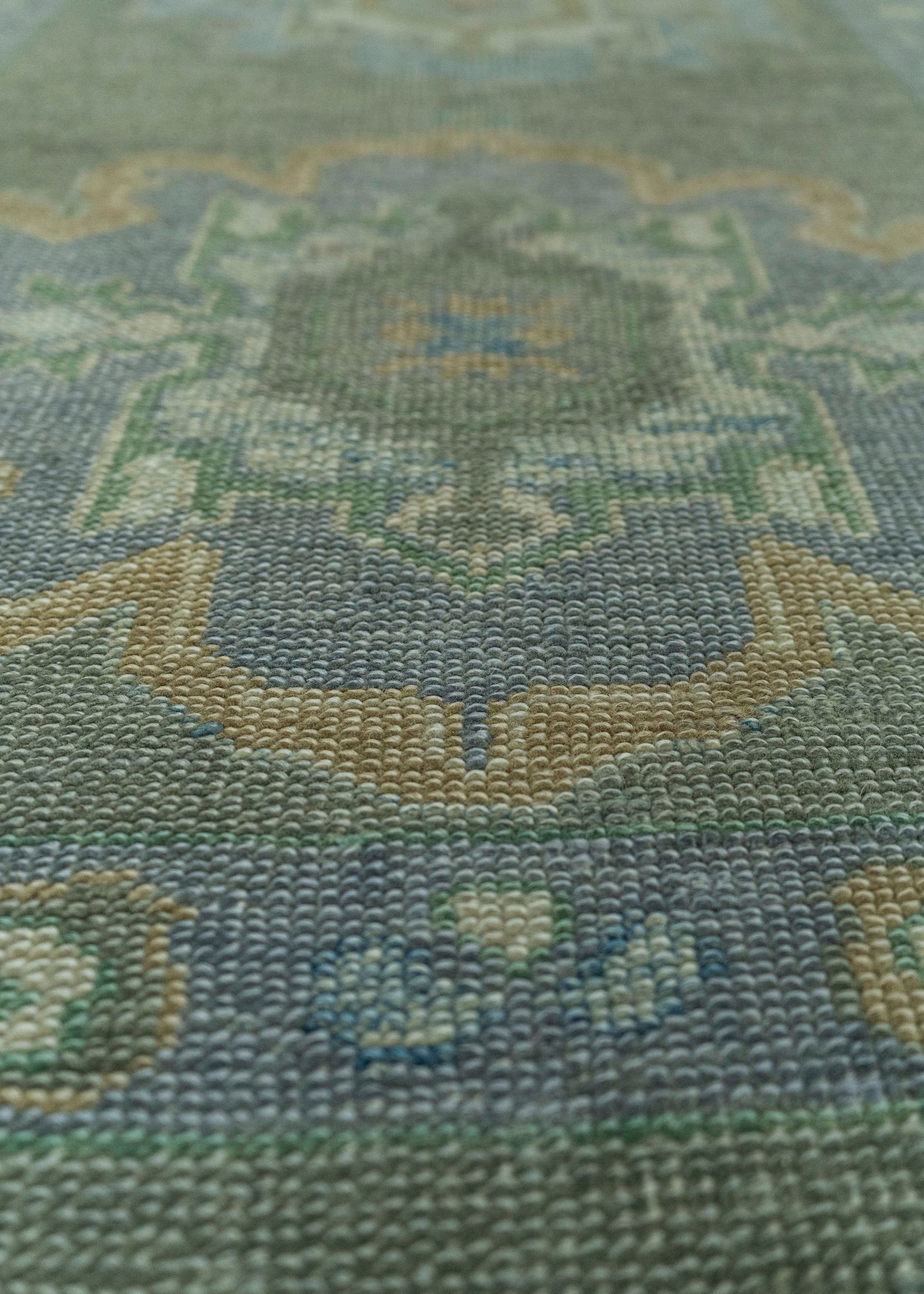 Turkish Oushak Rug 3' x 9'4" #19068
