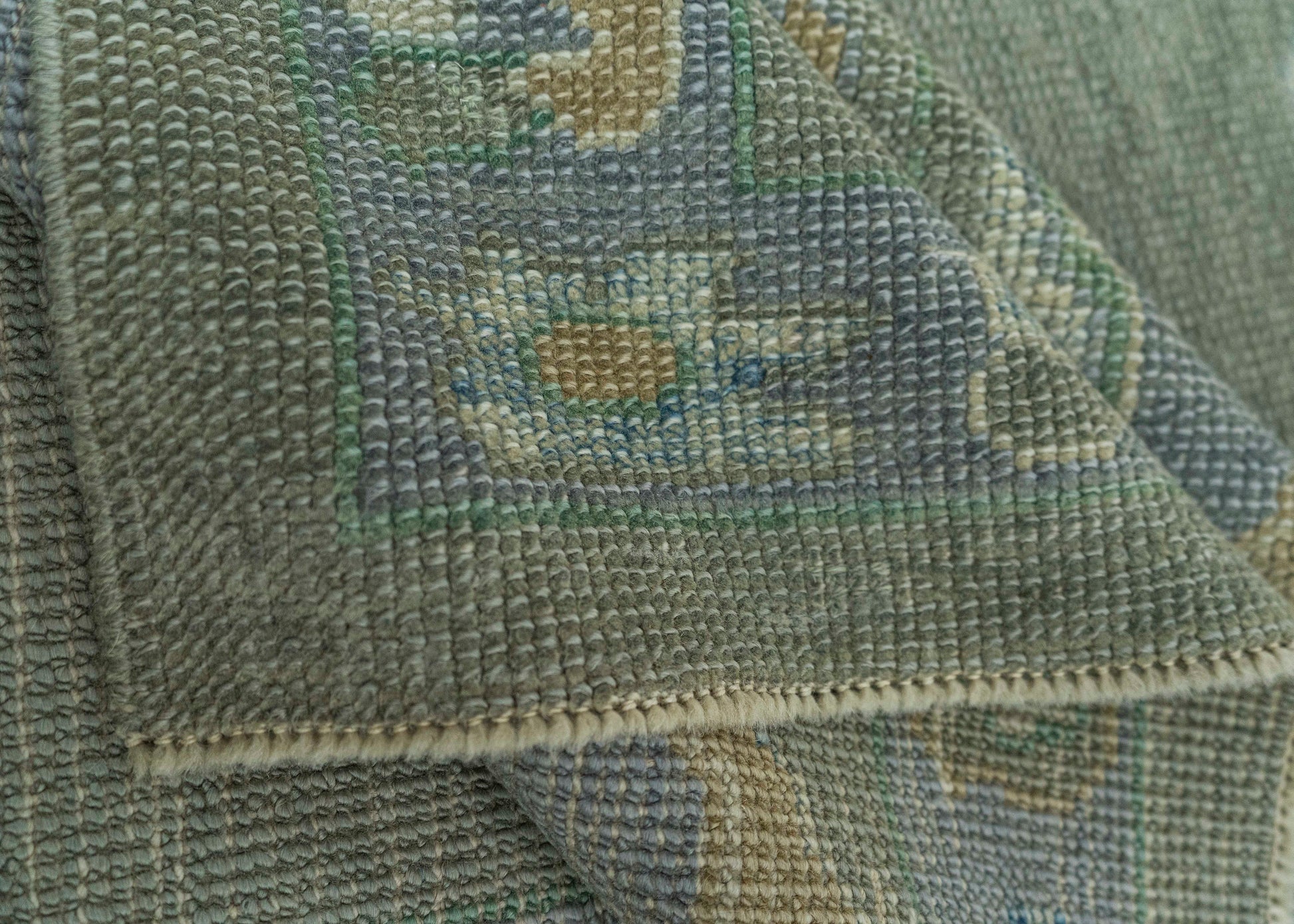 Turkish Oushak Rug 3' x 9'4" #19068