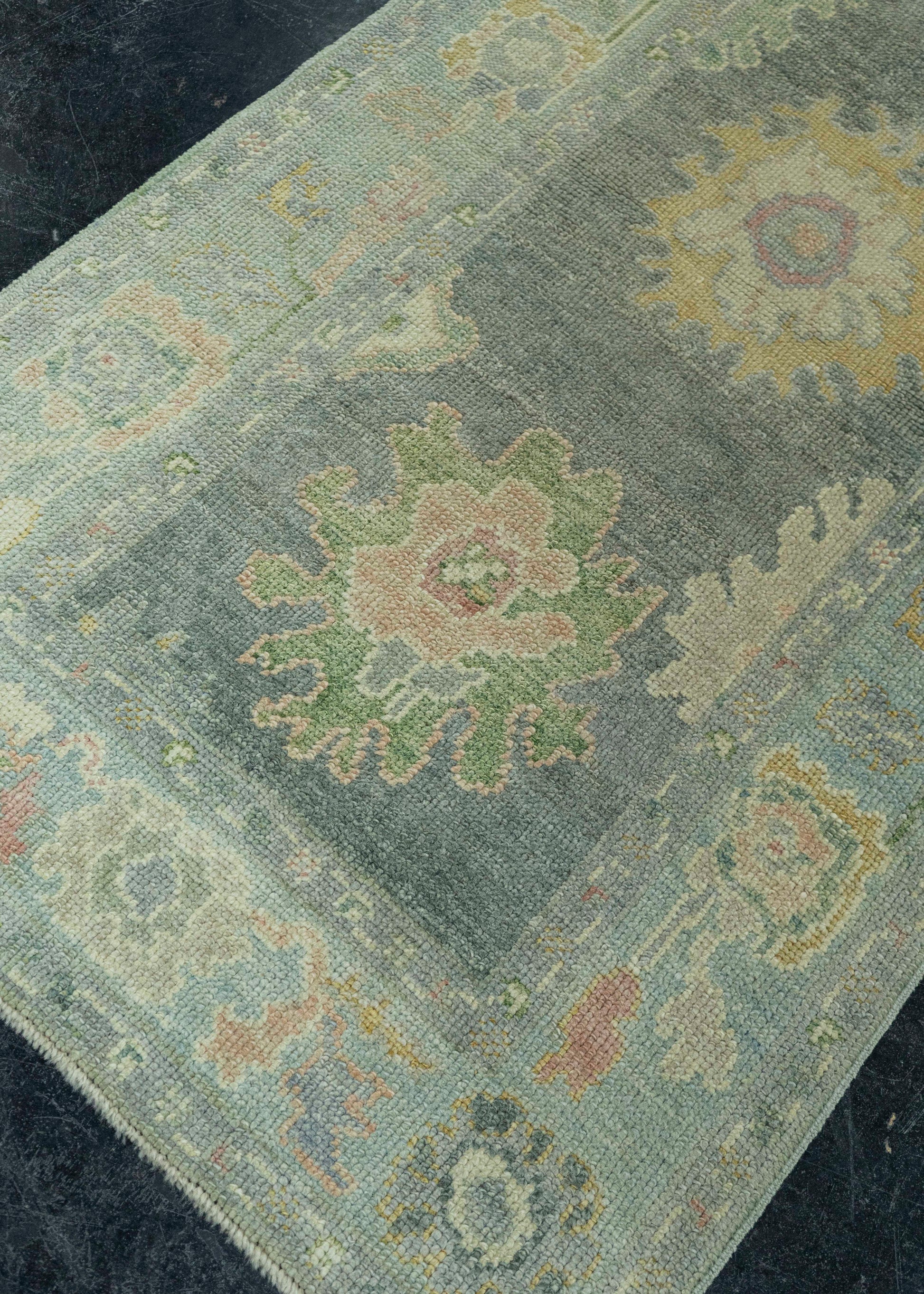 Turkish Oushak Rug 2'11" x 9'11" #19121
