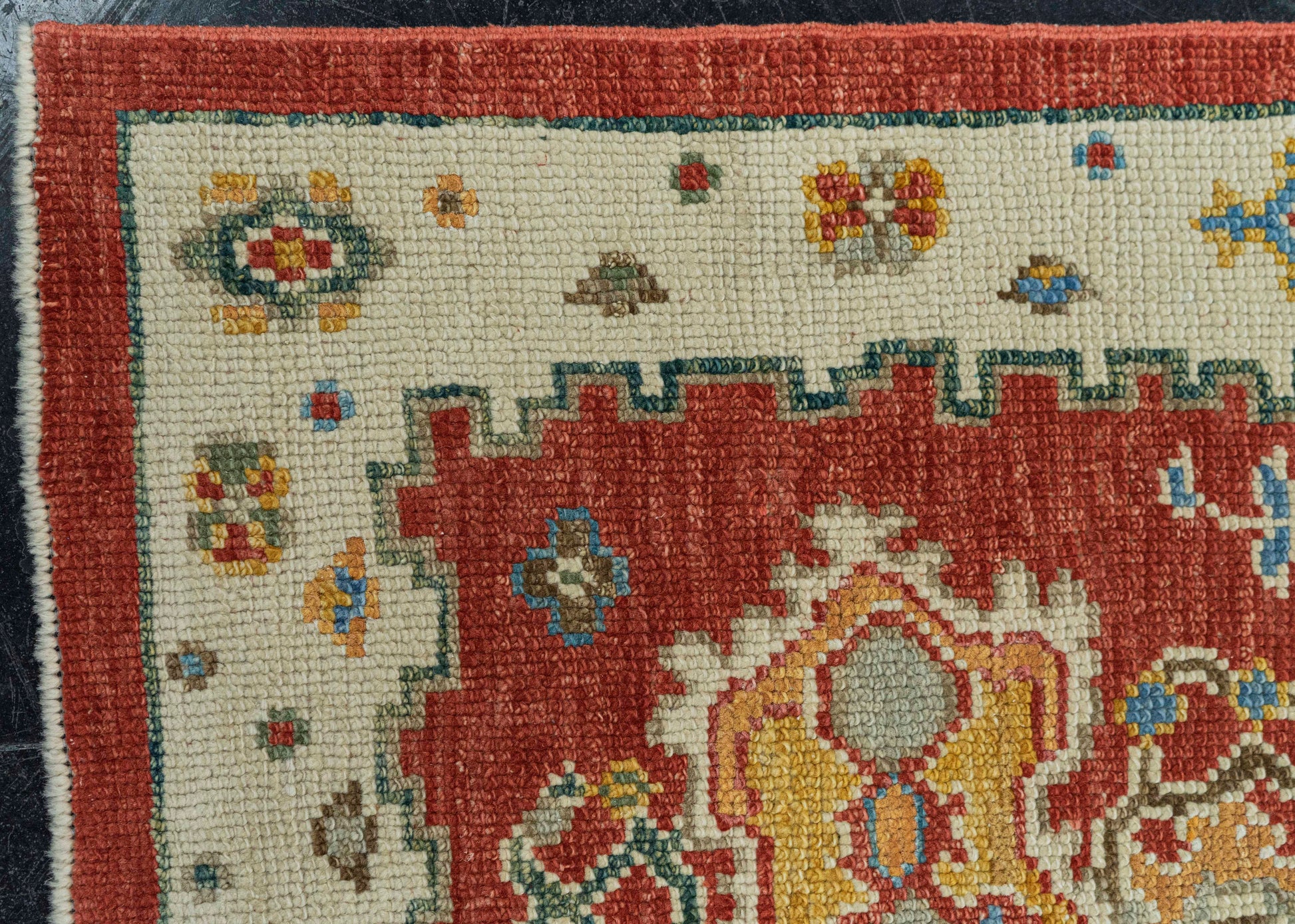 Turkish Oushak Rug 2'8" x 10' #19084