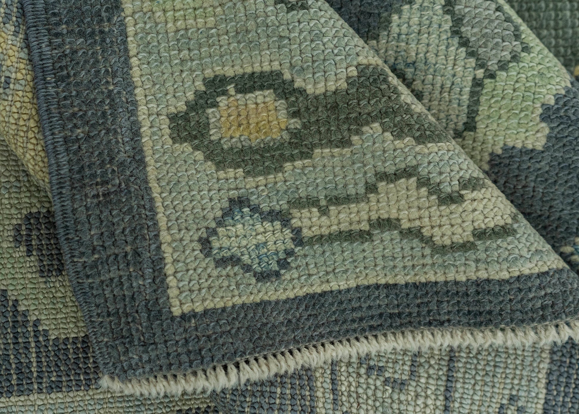Turkish Oushak Rug 3' x 8'10" #19195