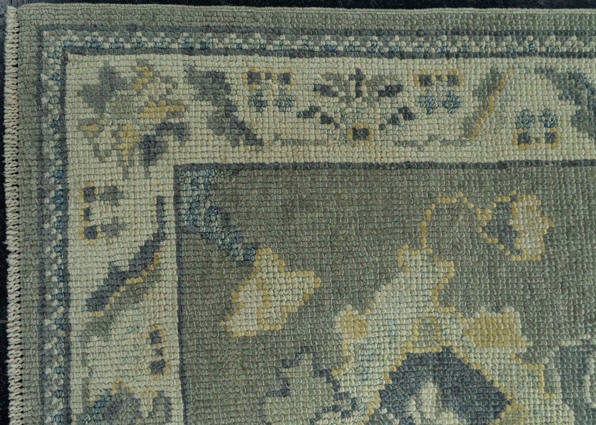 Turkish Oushak Rug 2'7" x 9'10" #19176