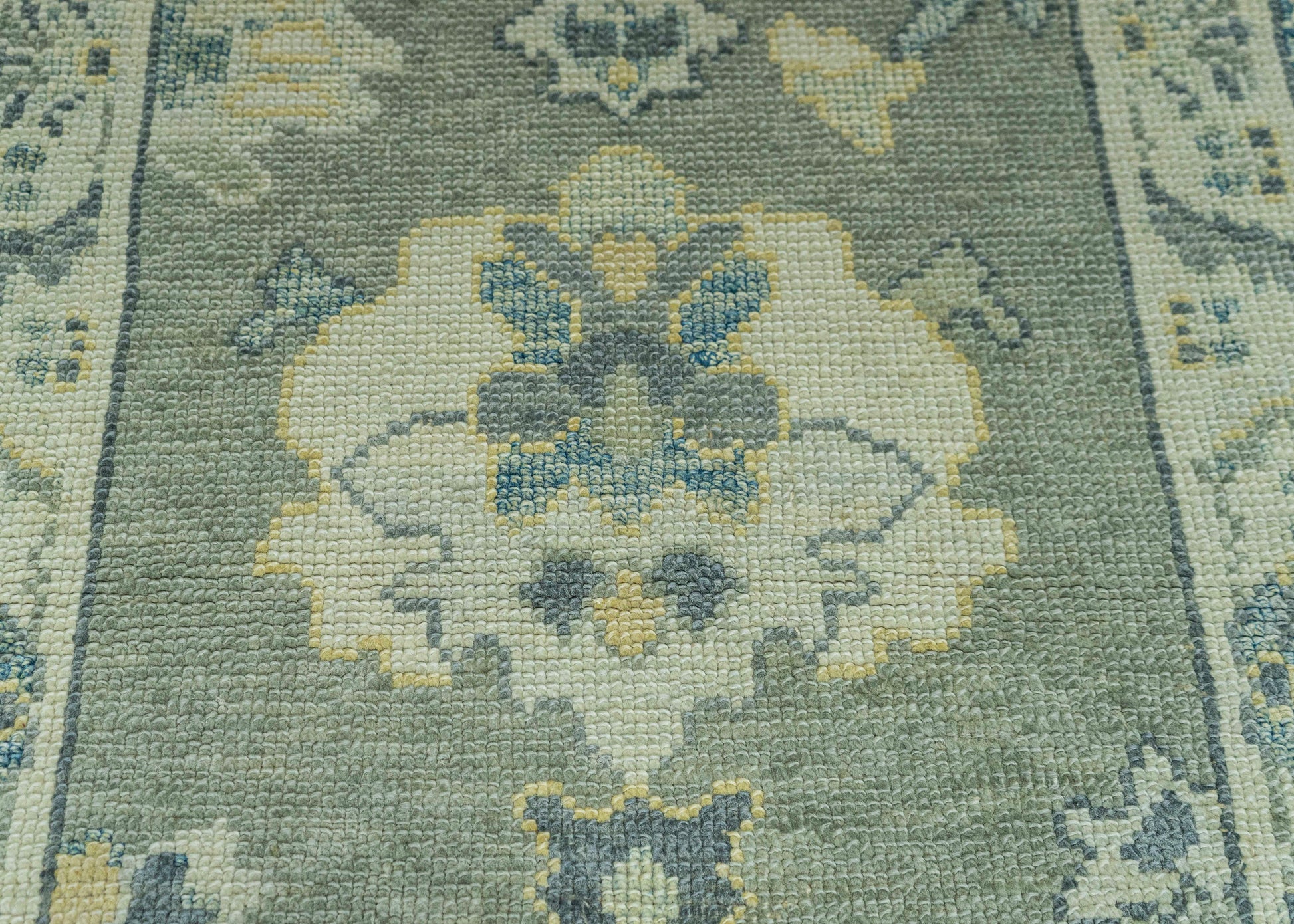 Turkish Oushak Rug 2'7" x 9'10" #19176
