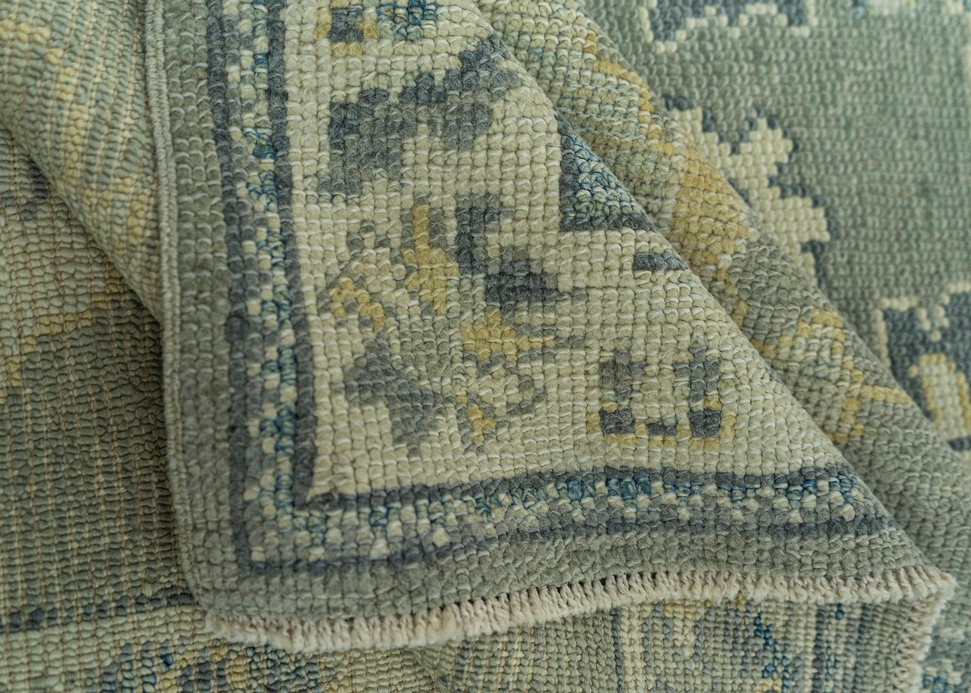 Turkish Oushak Rug 2'7" x 9'10" #19176