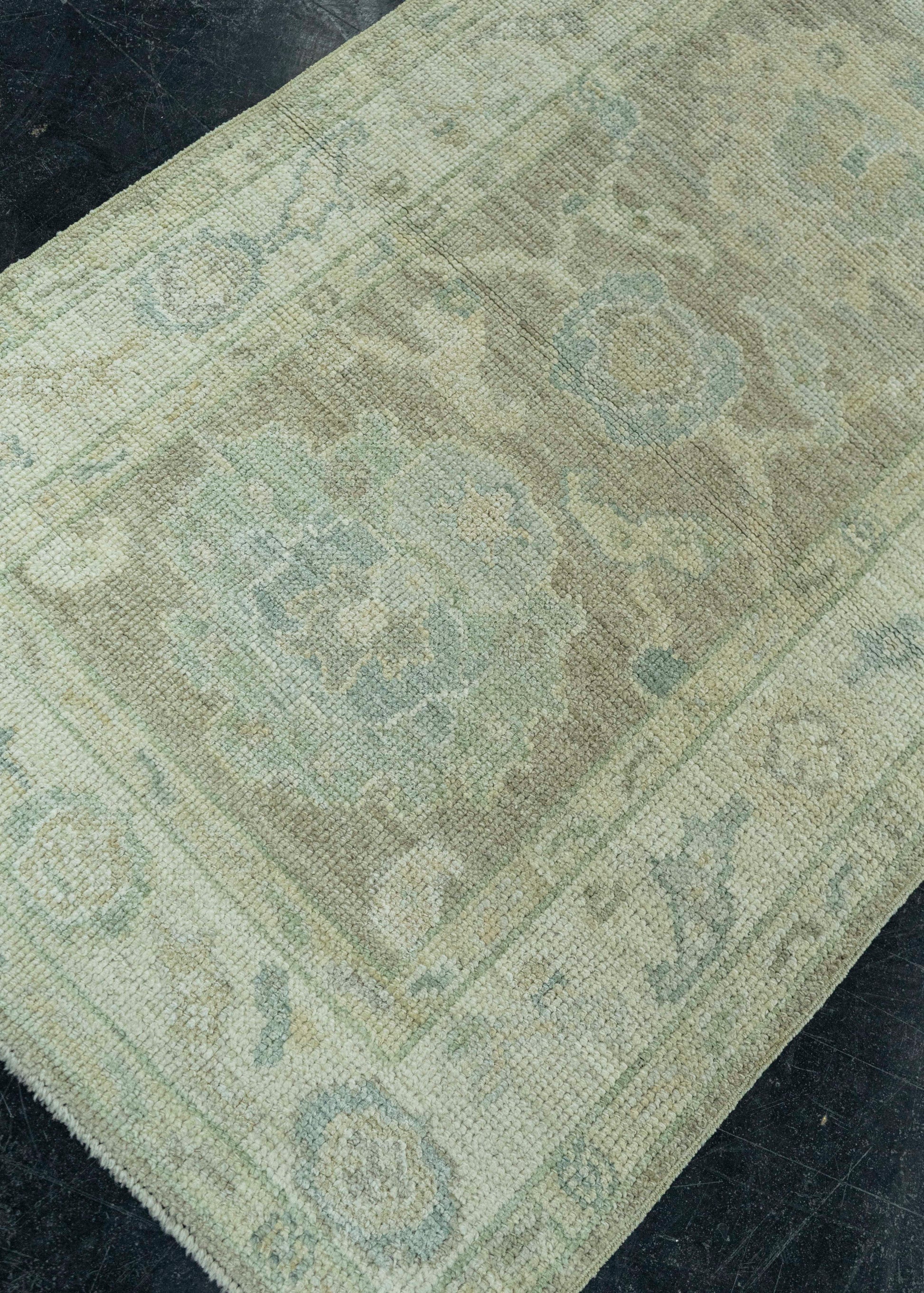 Turkish Oushak Rug 2'7" x 8'7" #19324