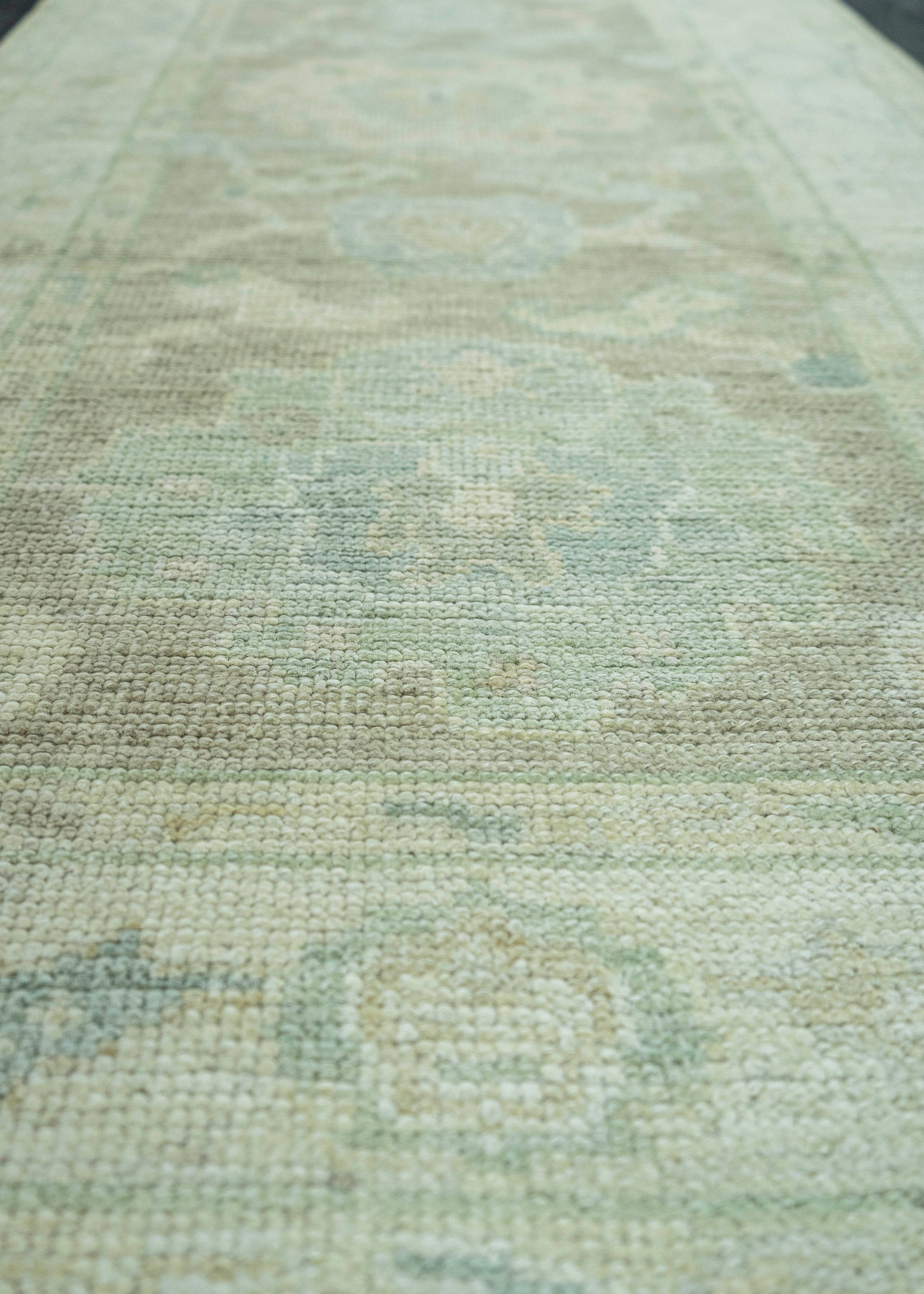 Turkish Oushak Rug 2'7" x 8'7" #19324
