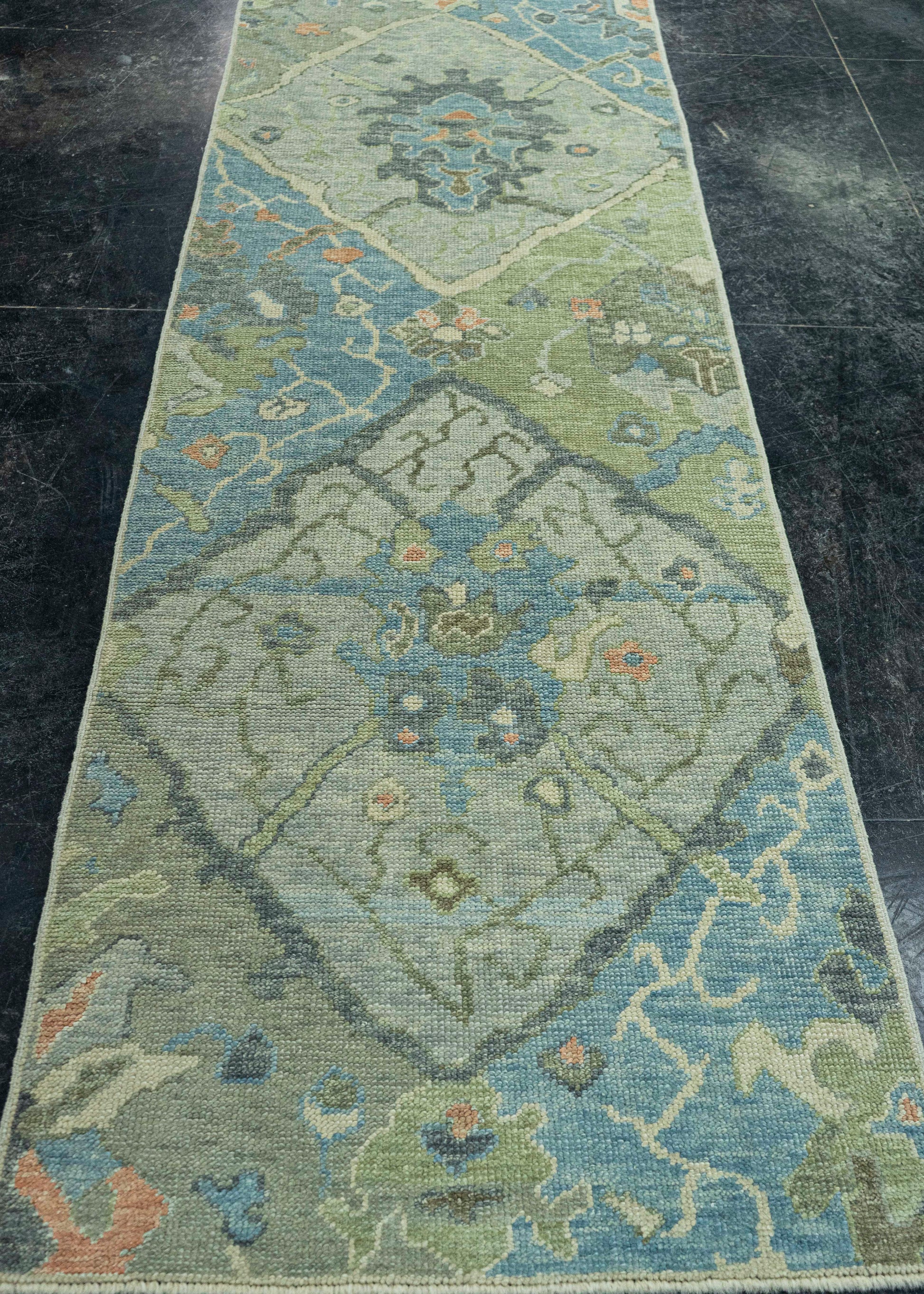 Turkish Oushak Rug 2'9" x 8'4" #19021
