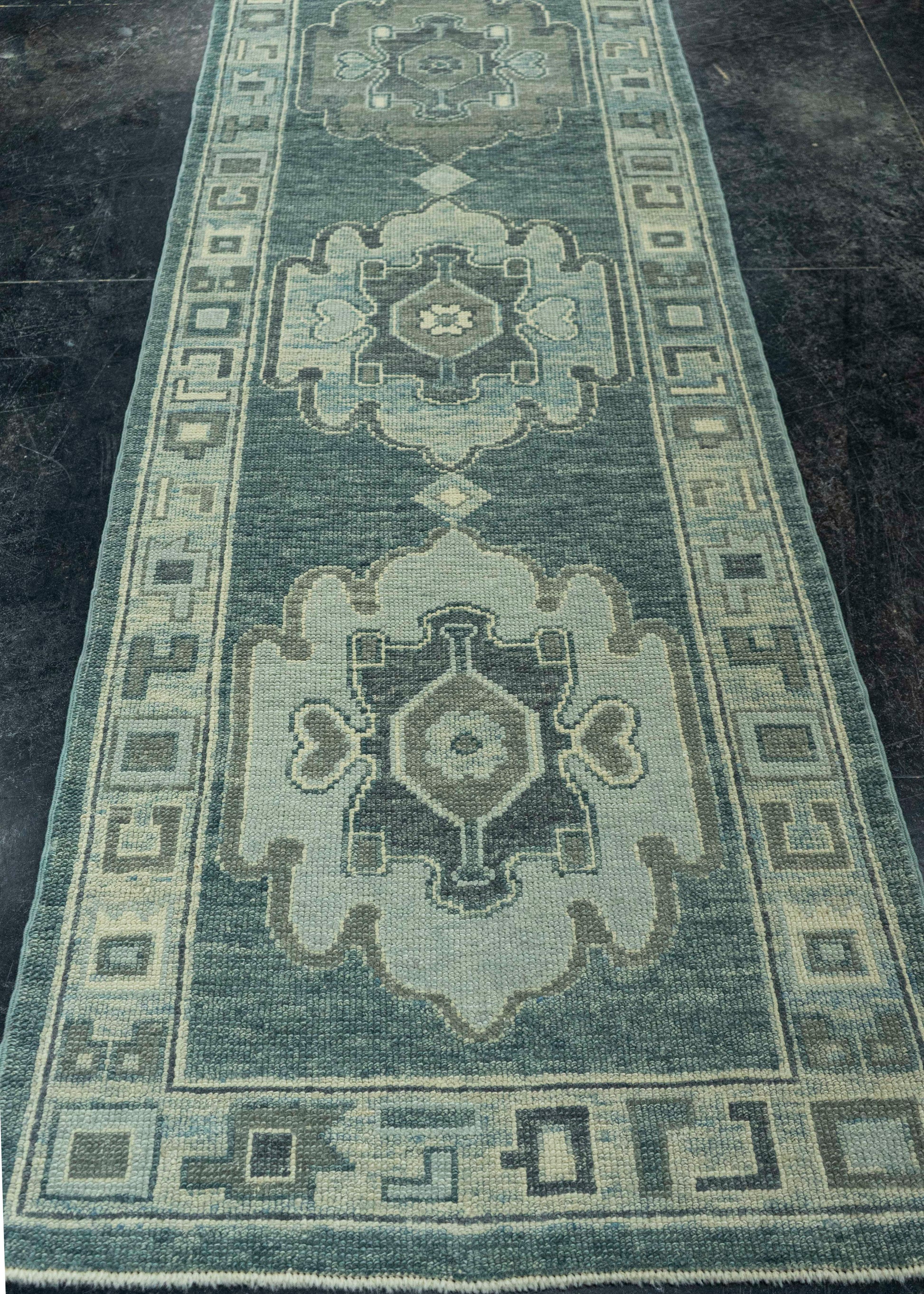 Turkish Oushak Rug 2'10" x 8'5" #19214