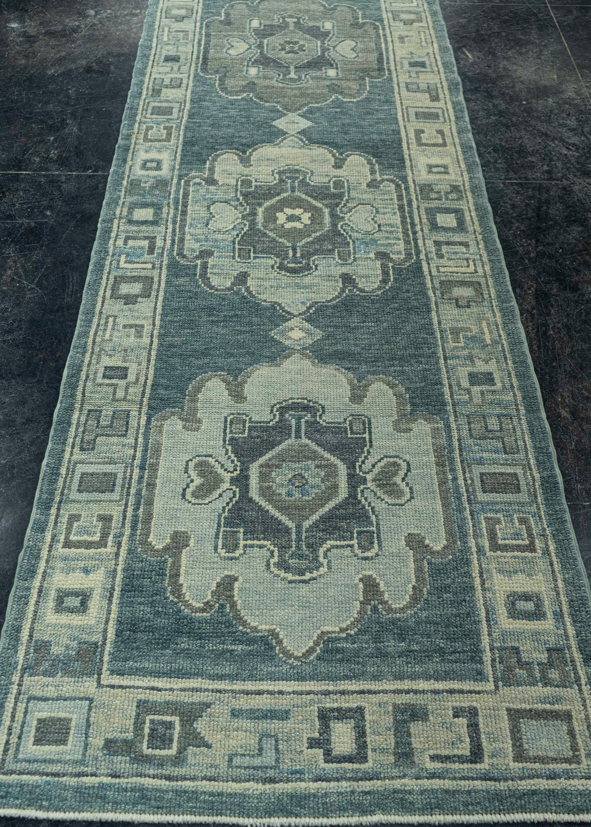 Turkish Oushak Rug 2'10" x 8'4" #19088