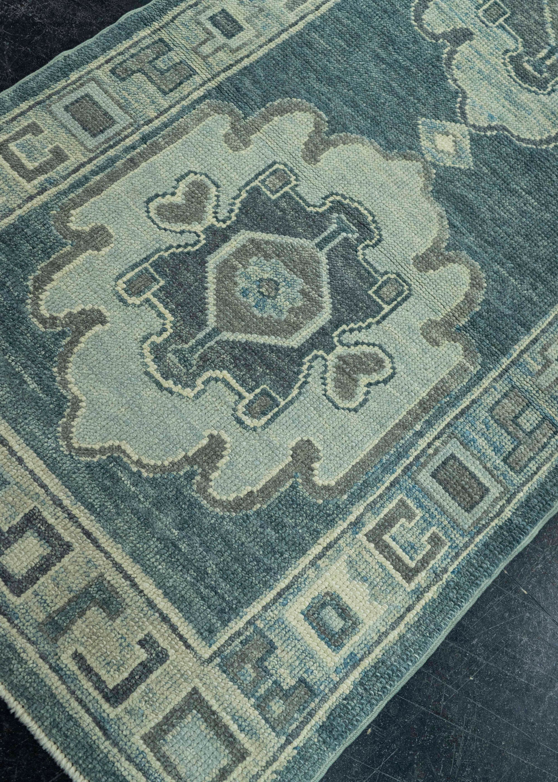 Turkish Oushak Rug 2'10" x 8'4" #19088