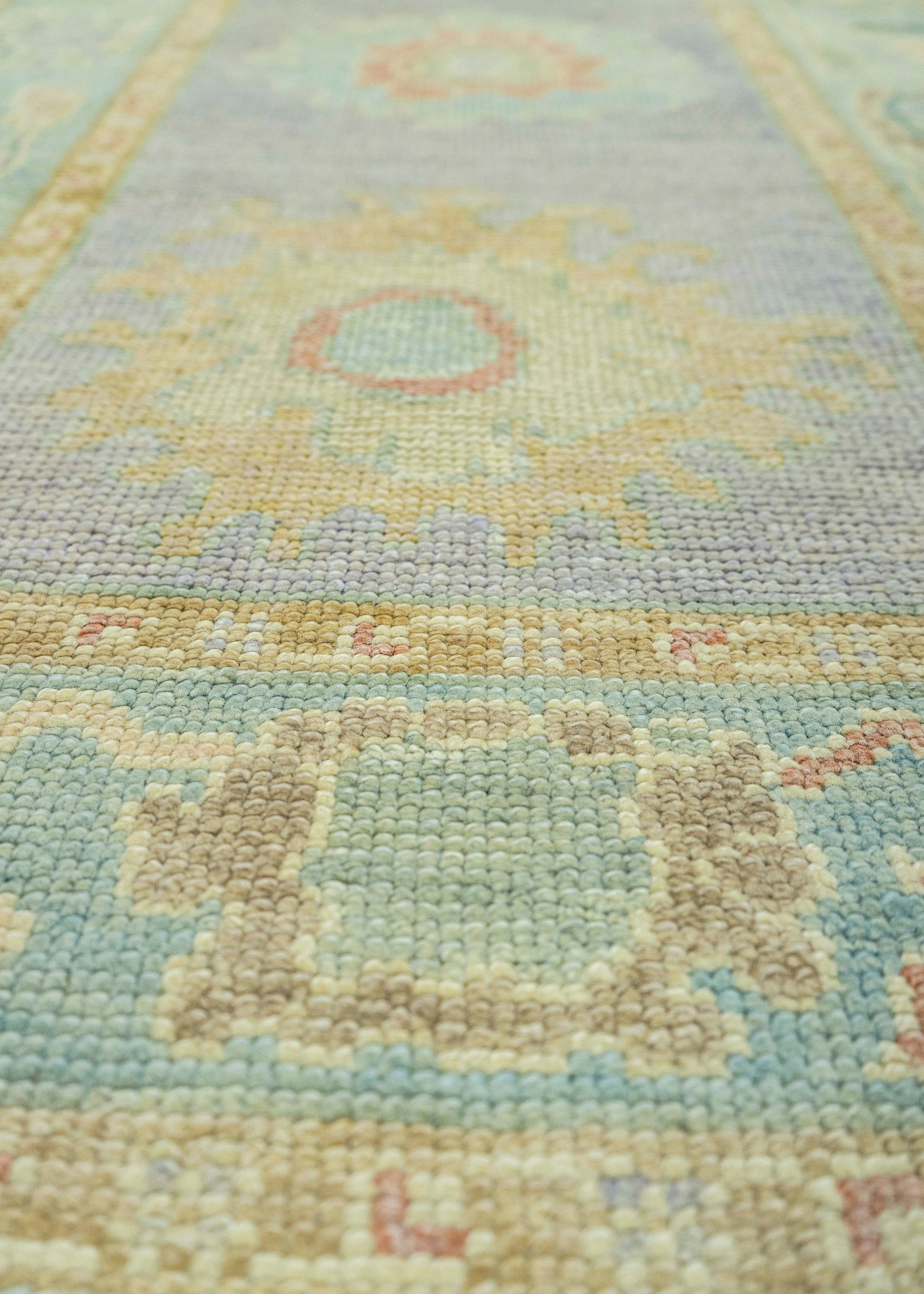 Turkish Oushak Rug 2'10" x 8'6" #19232