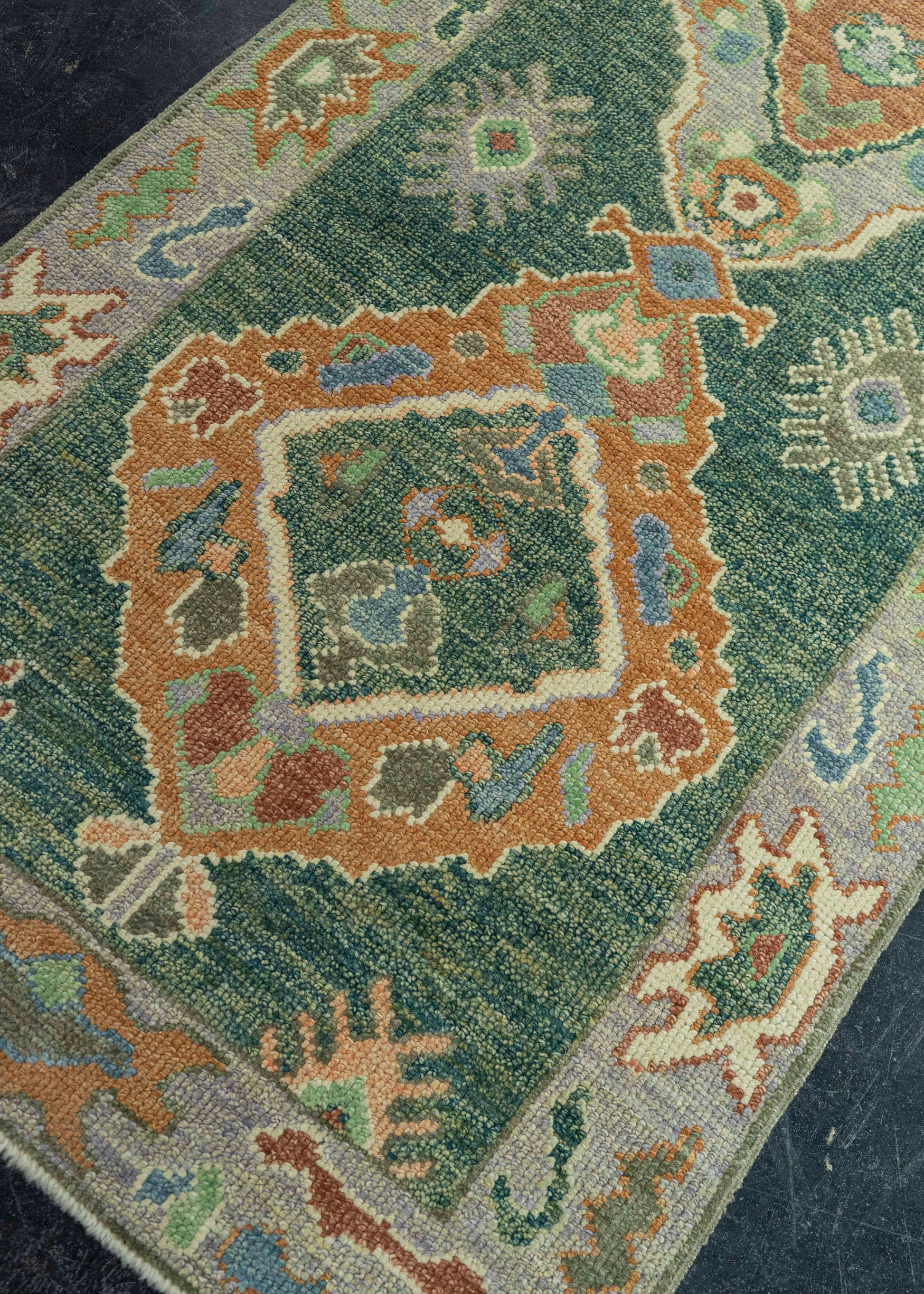 Turkish Oushak Rug 2'9" x 10' #19067