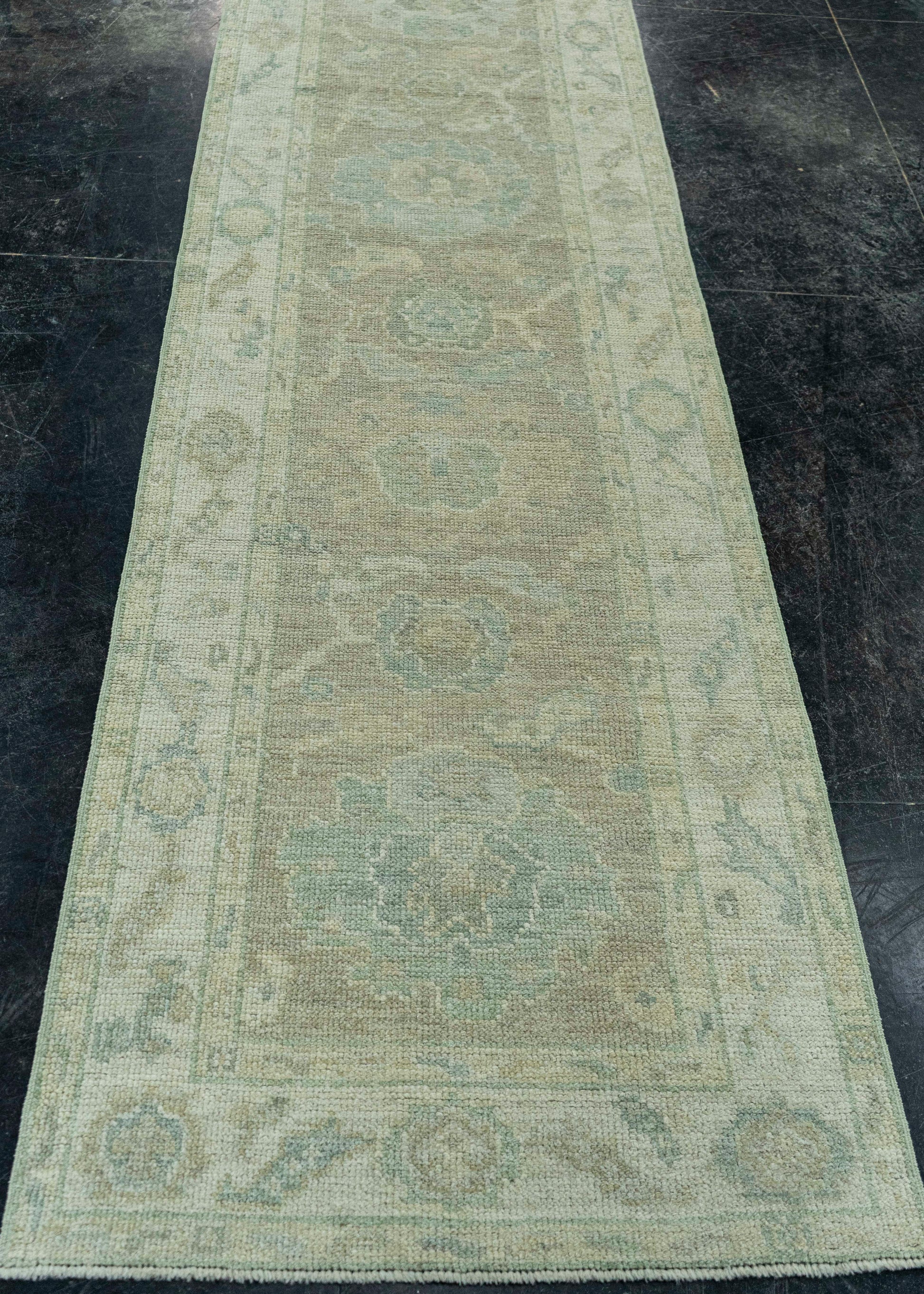 Turkish Oushak Rug 2'7" x 8'5" #19463