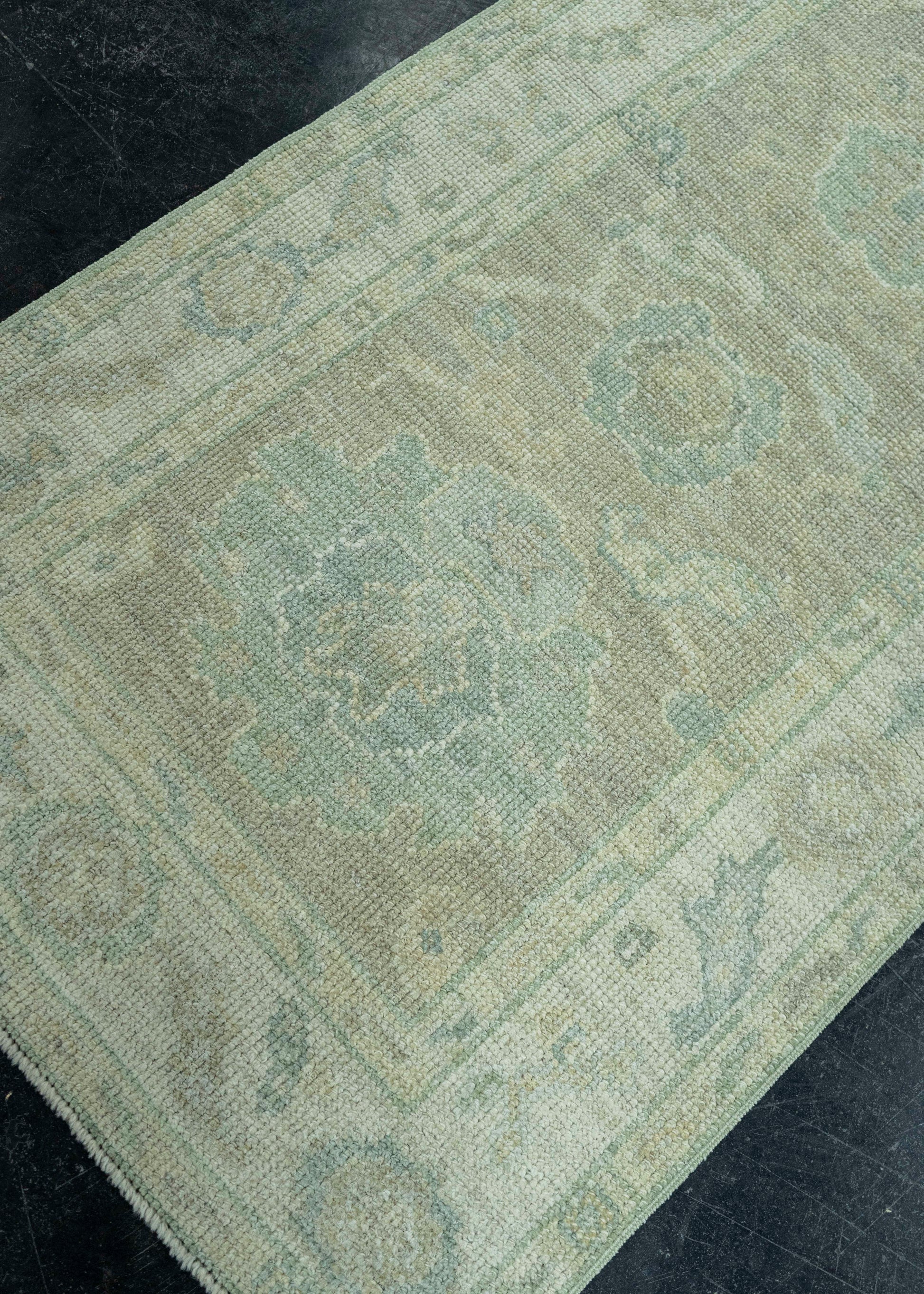 Turkish Oushak Rug 2'7" x 8'5" #19463