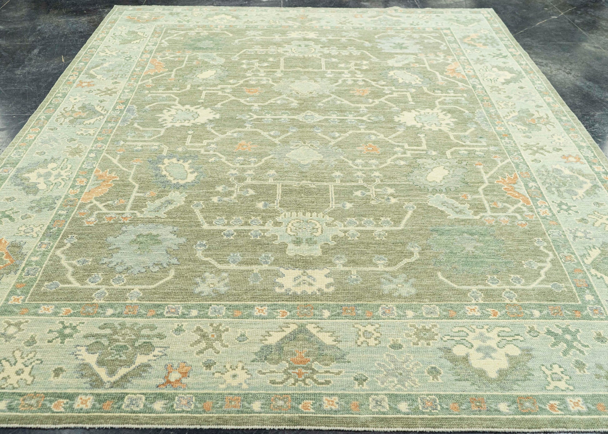 Turkish Oushak Rug 8'2" x 10'9" #22159