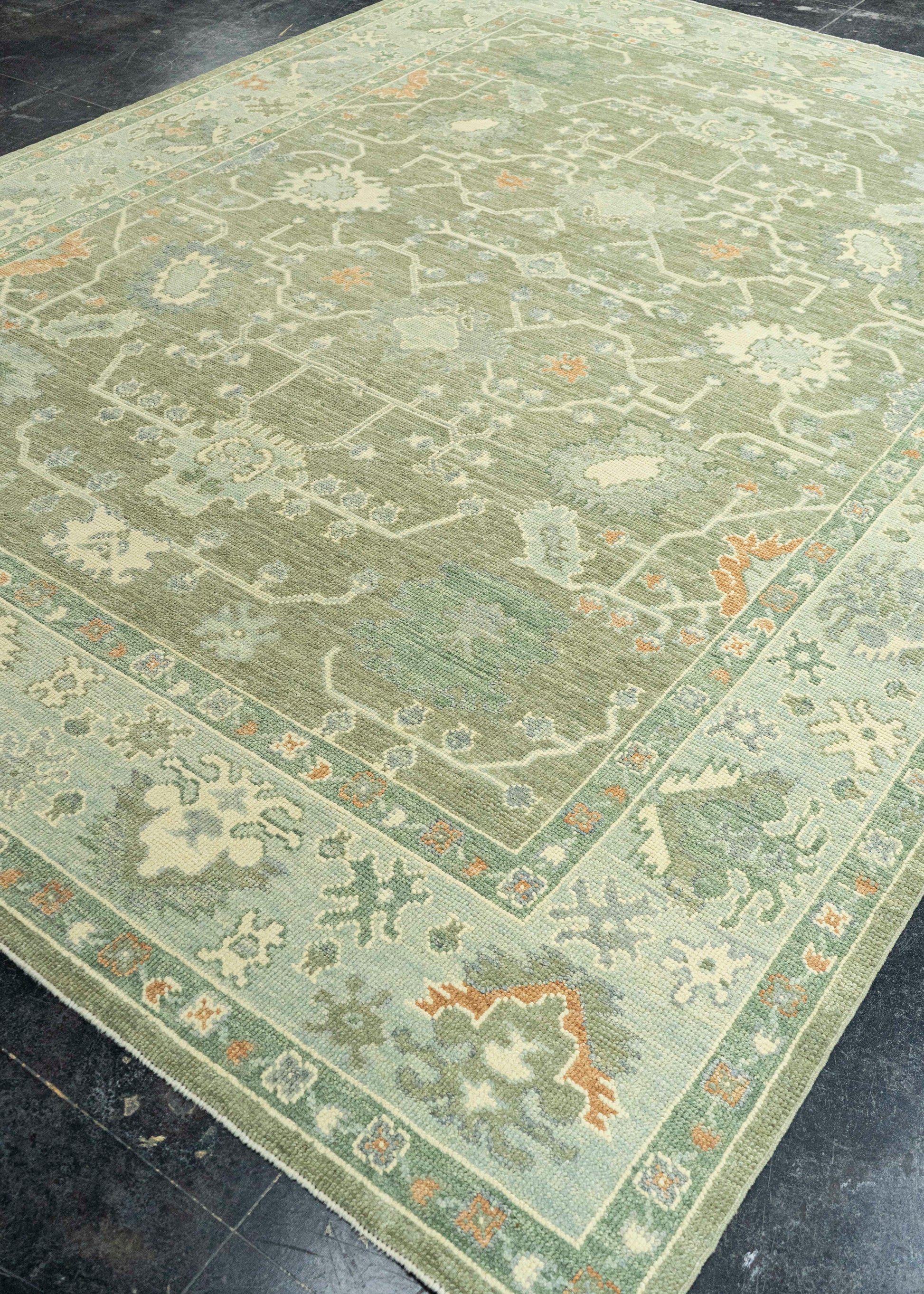 Turkish Oushak Rug 8'2" x 10'9" #22159