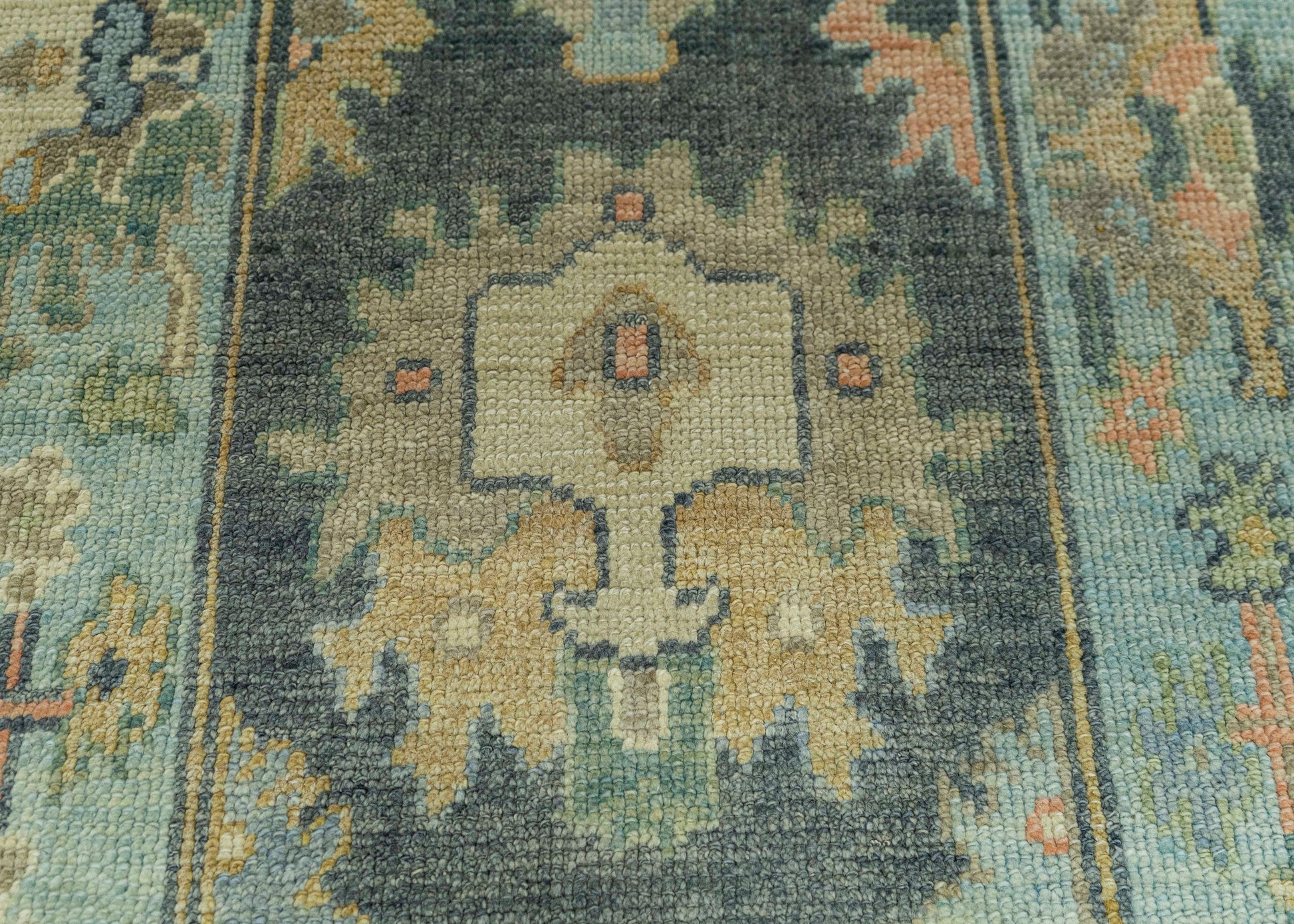 Turkish Oushak Rug 2'7" x 9'9" #19204