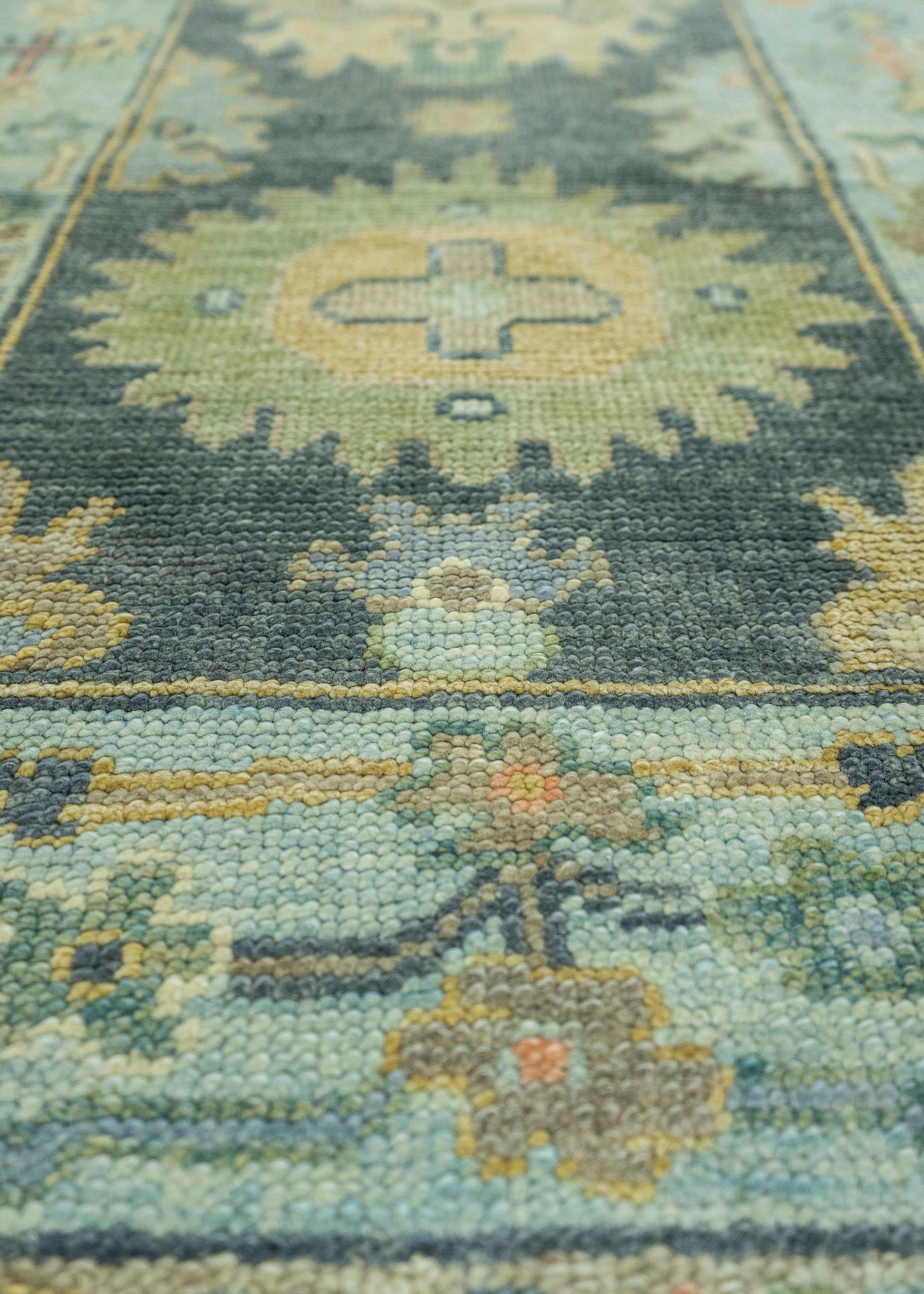Turkish Oushak Rug 2'7" x 9'9" #19204