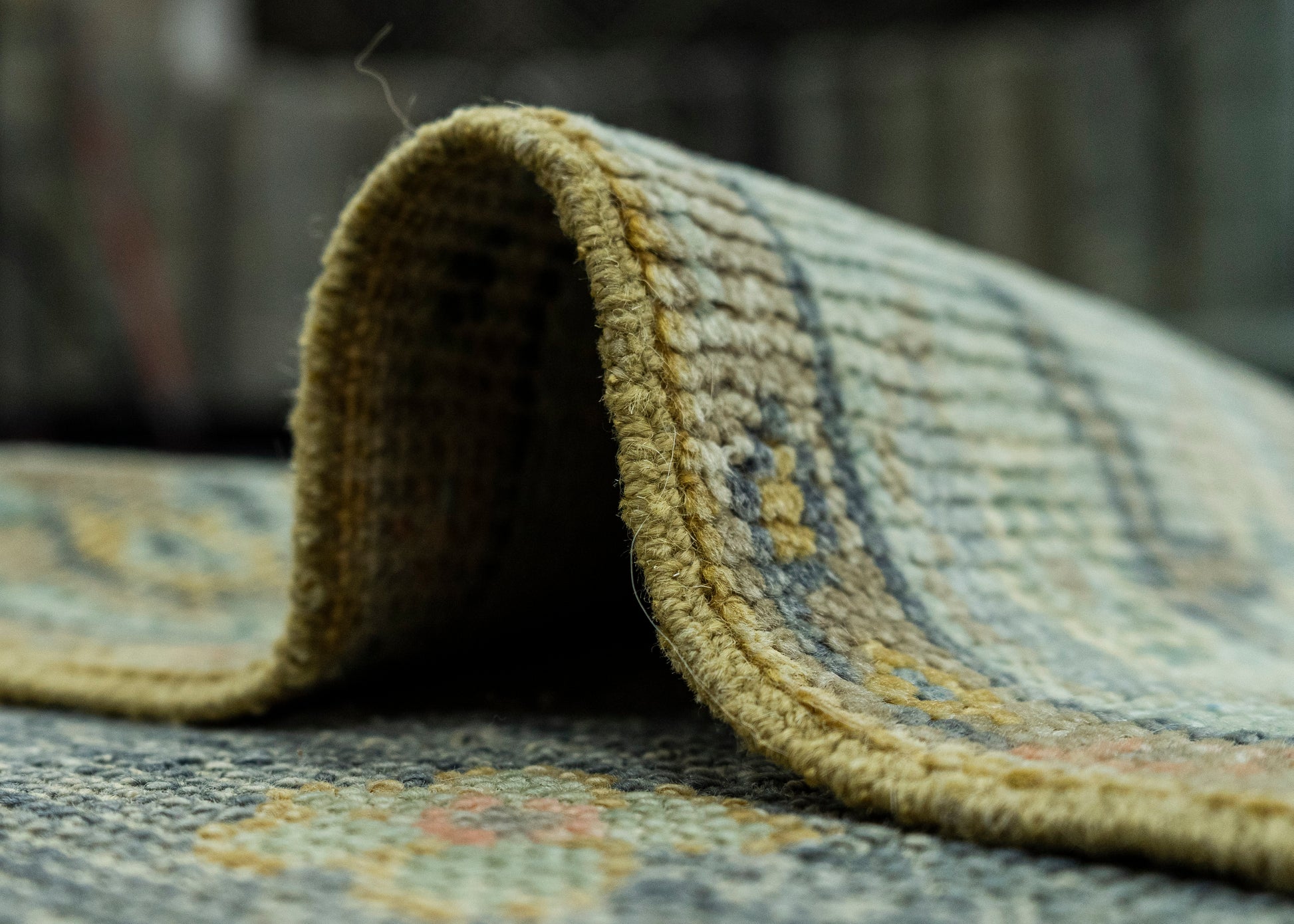 Turkish Oushak Rug 2'7" x 9'9" #19204