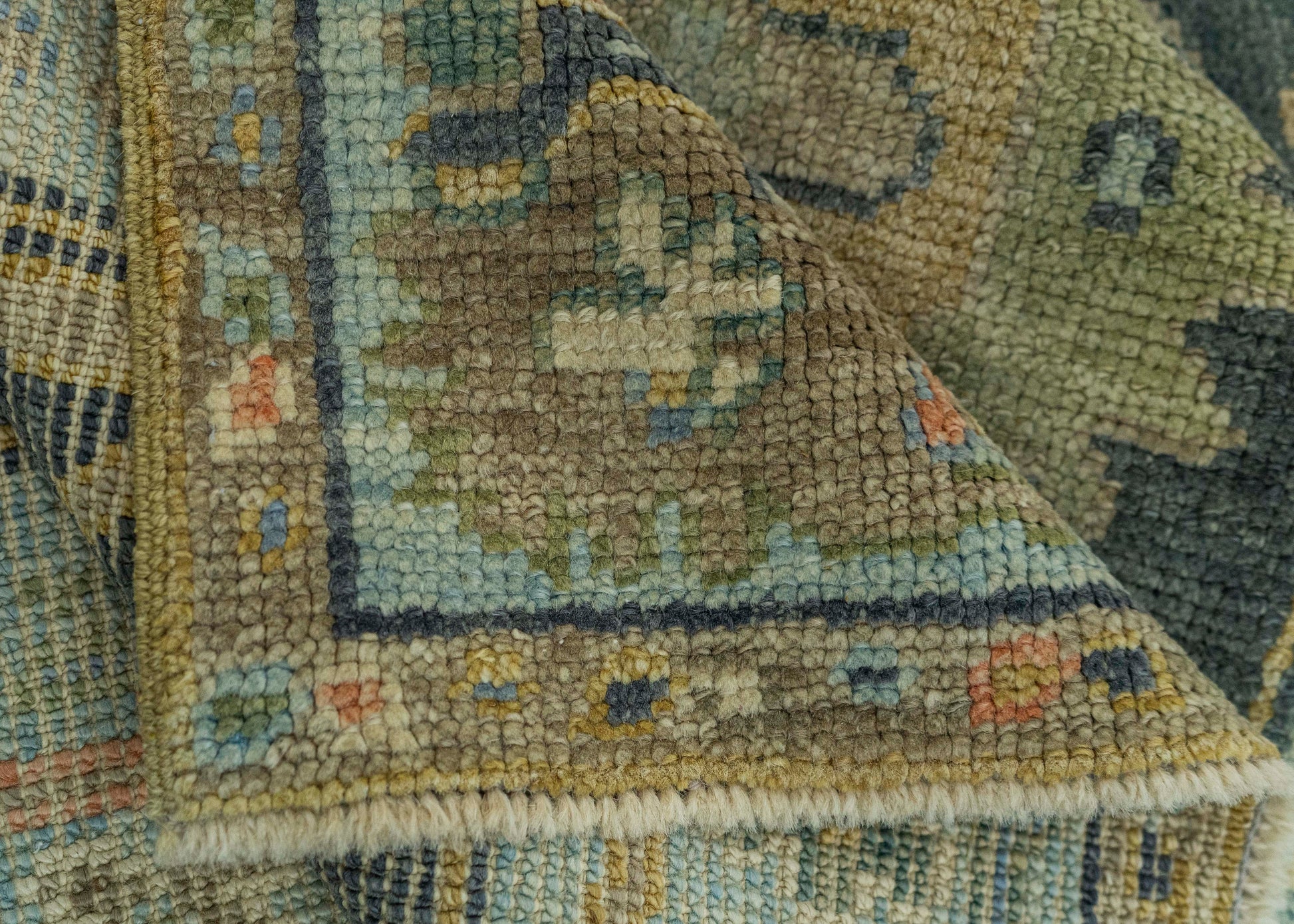 Turkish Oushak Rug 2'7" x 9'9" #19204