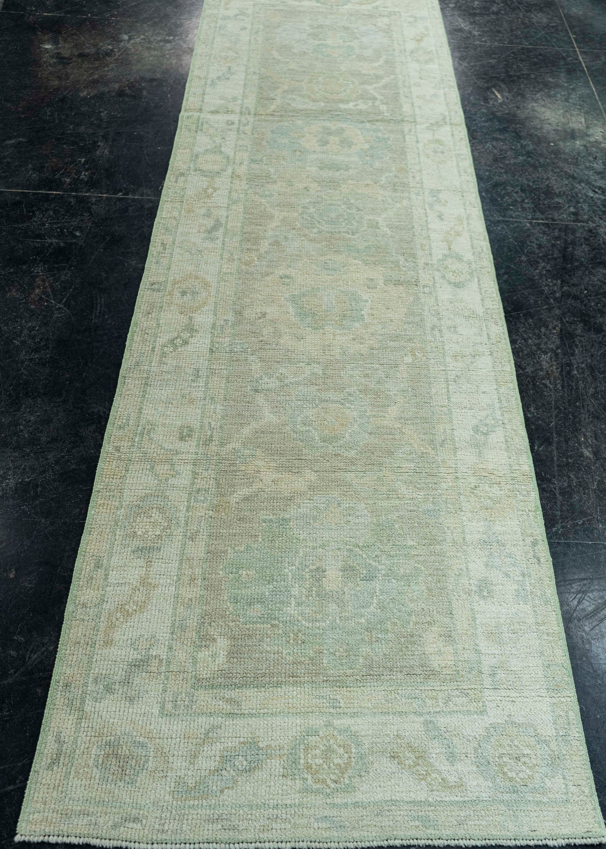 Turkish Oushak Rug 2'6" x 8'7" #19319