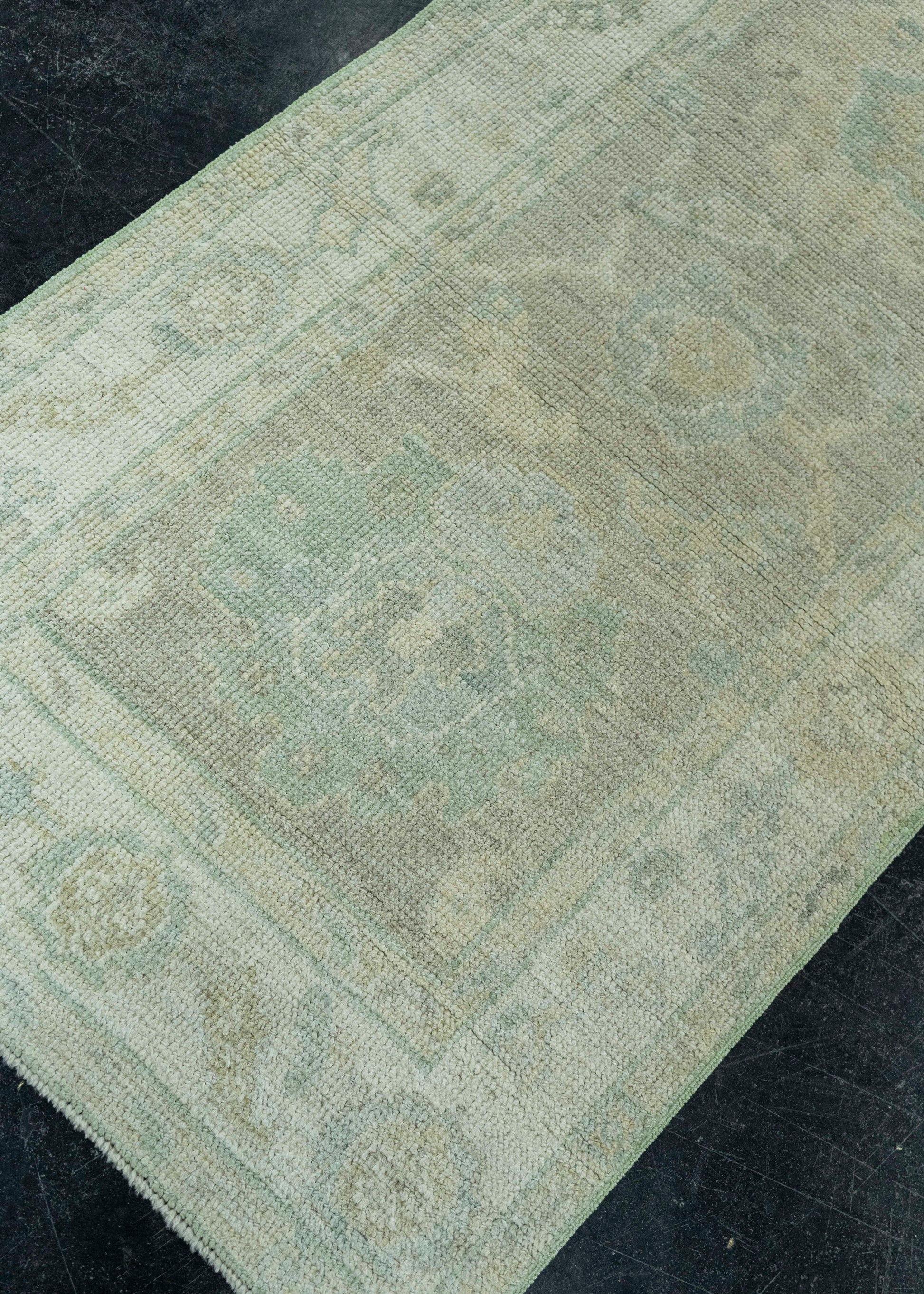 Turkish Oushak Rug 2'6" x 8'7" #19319