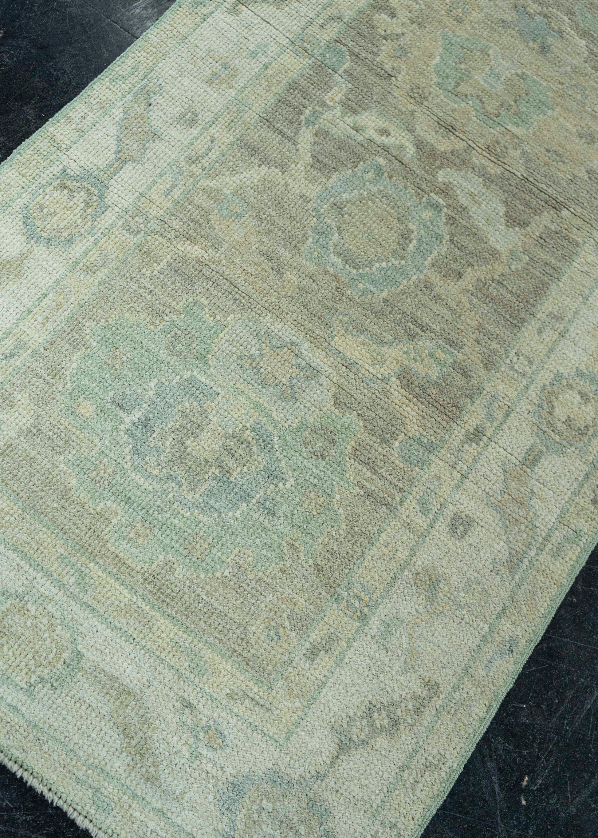 Turkish Oushak Rug 2'6" x 10' #19285