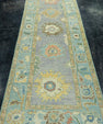 Turkish Oushak Rug 2'10" x 8'3" #19534