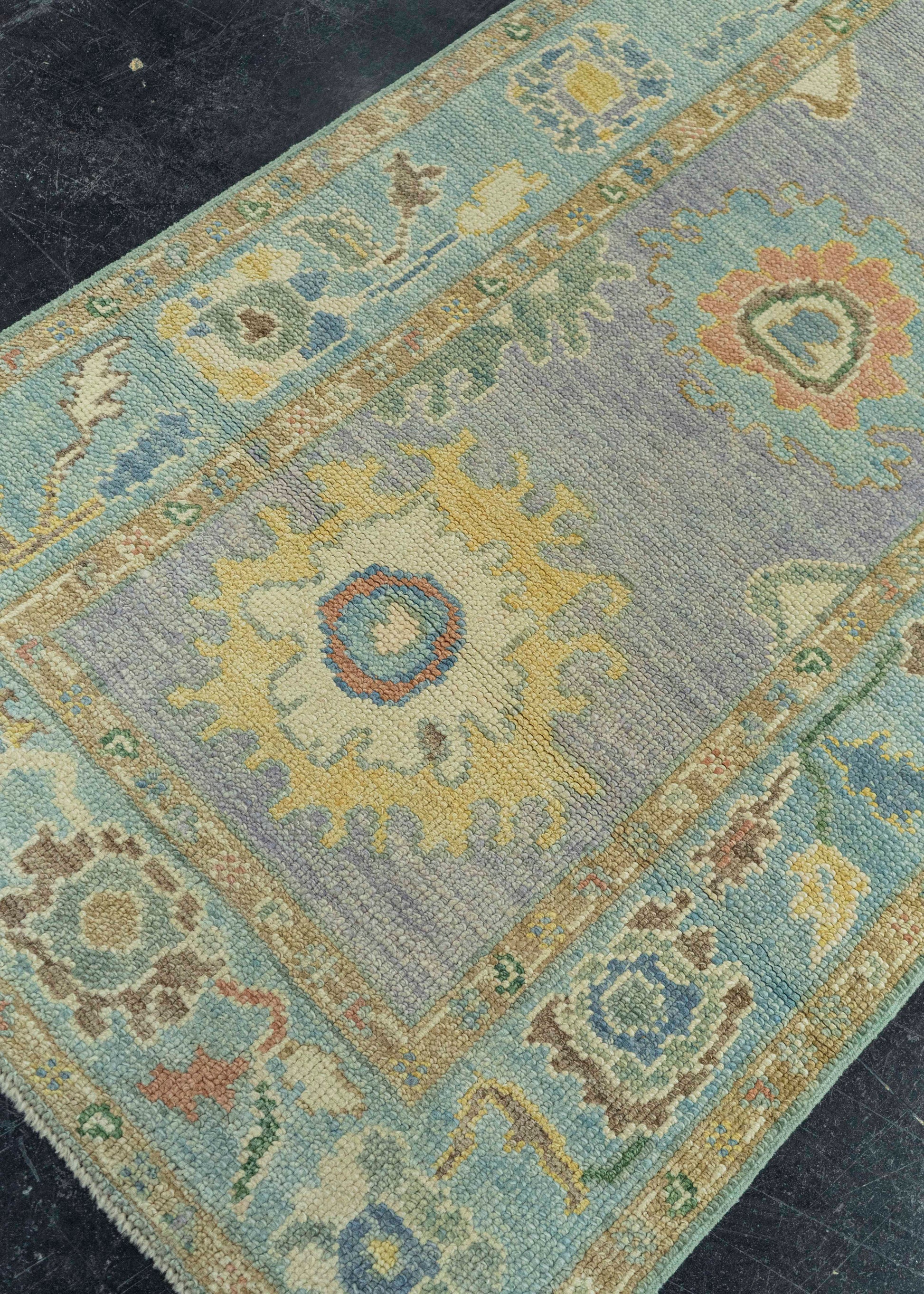 Turkish Oushak Rug 2'10" x 8'3" #19534