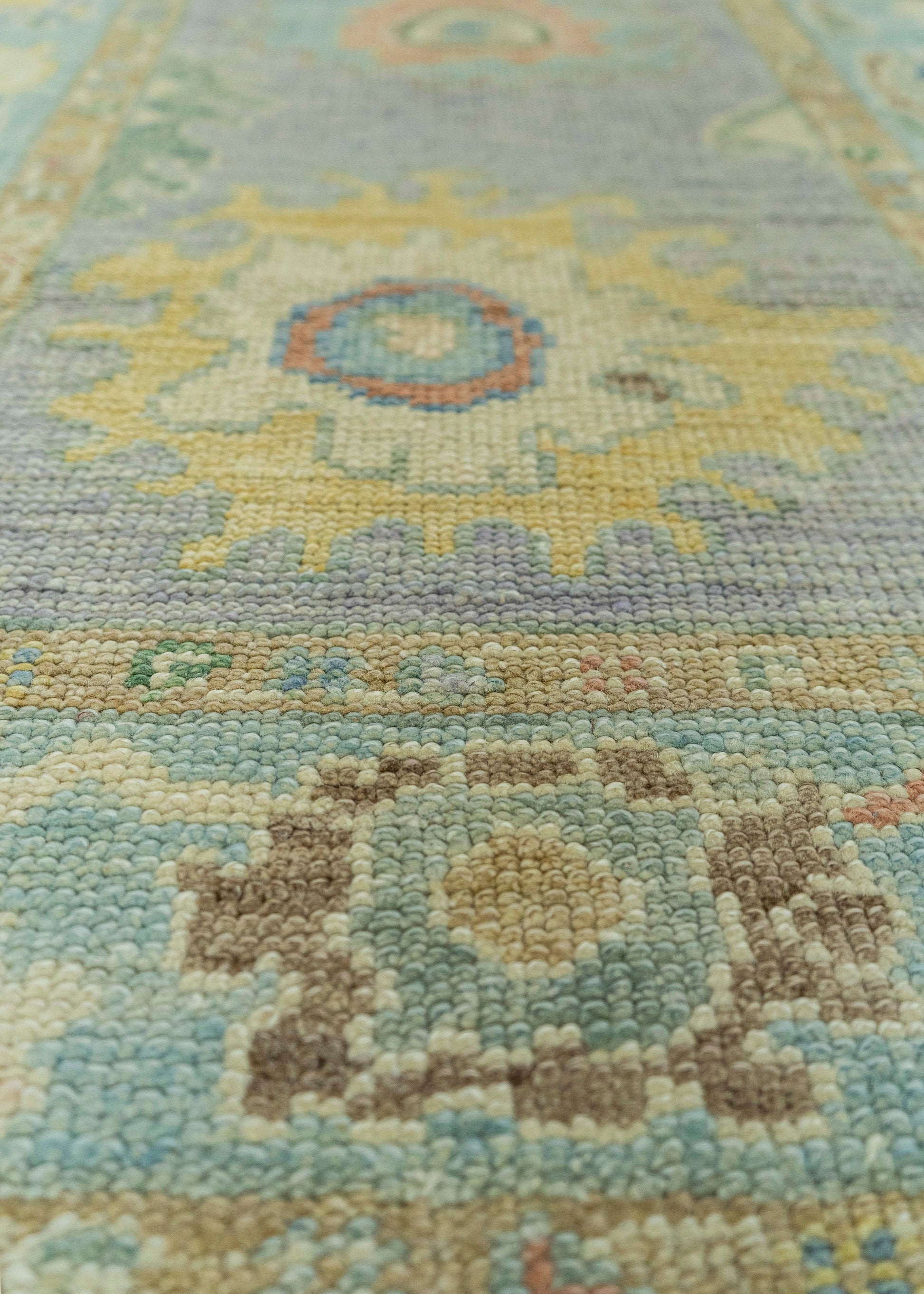 Turkish Oushak Rug 2'10" x 8'3" #19534