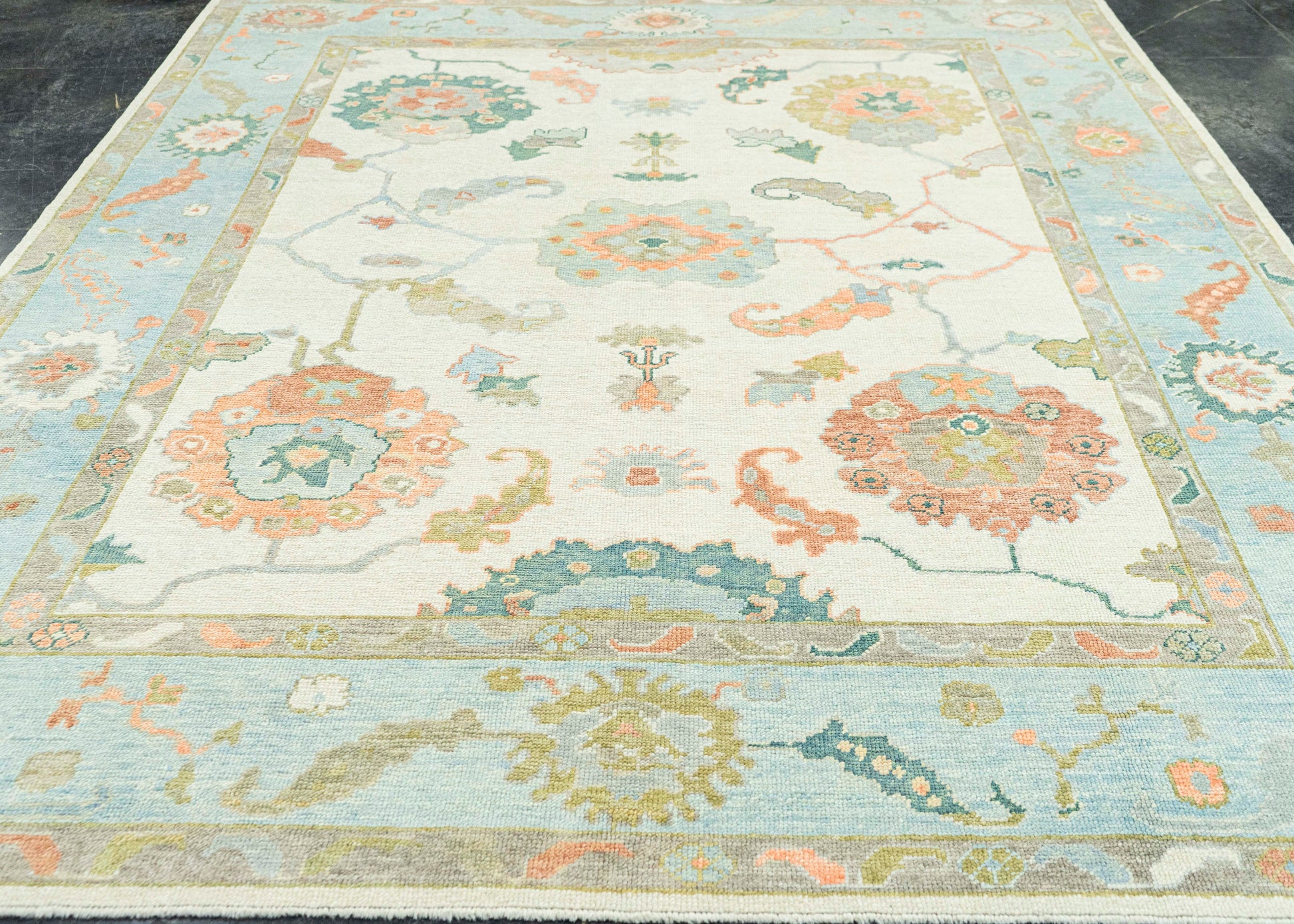 Turkish Oushak Rug 8'4" x 10'3" #22308
