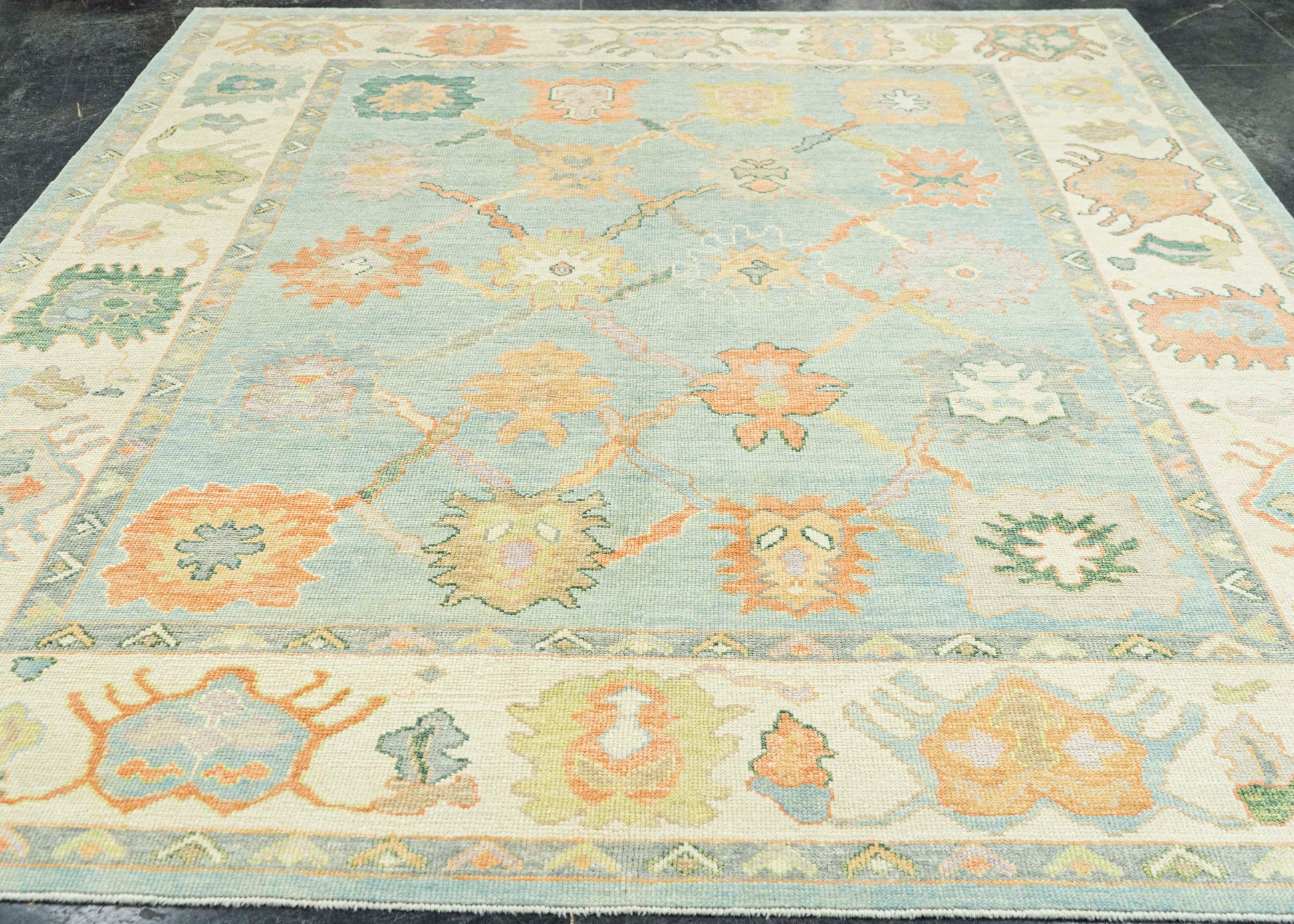 Turkish Oushak Rug 8'5" x 10' #22183