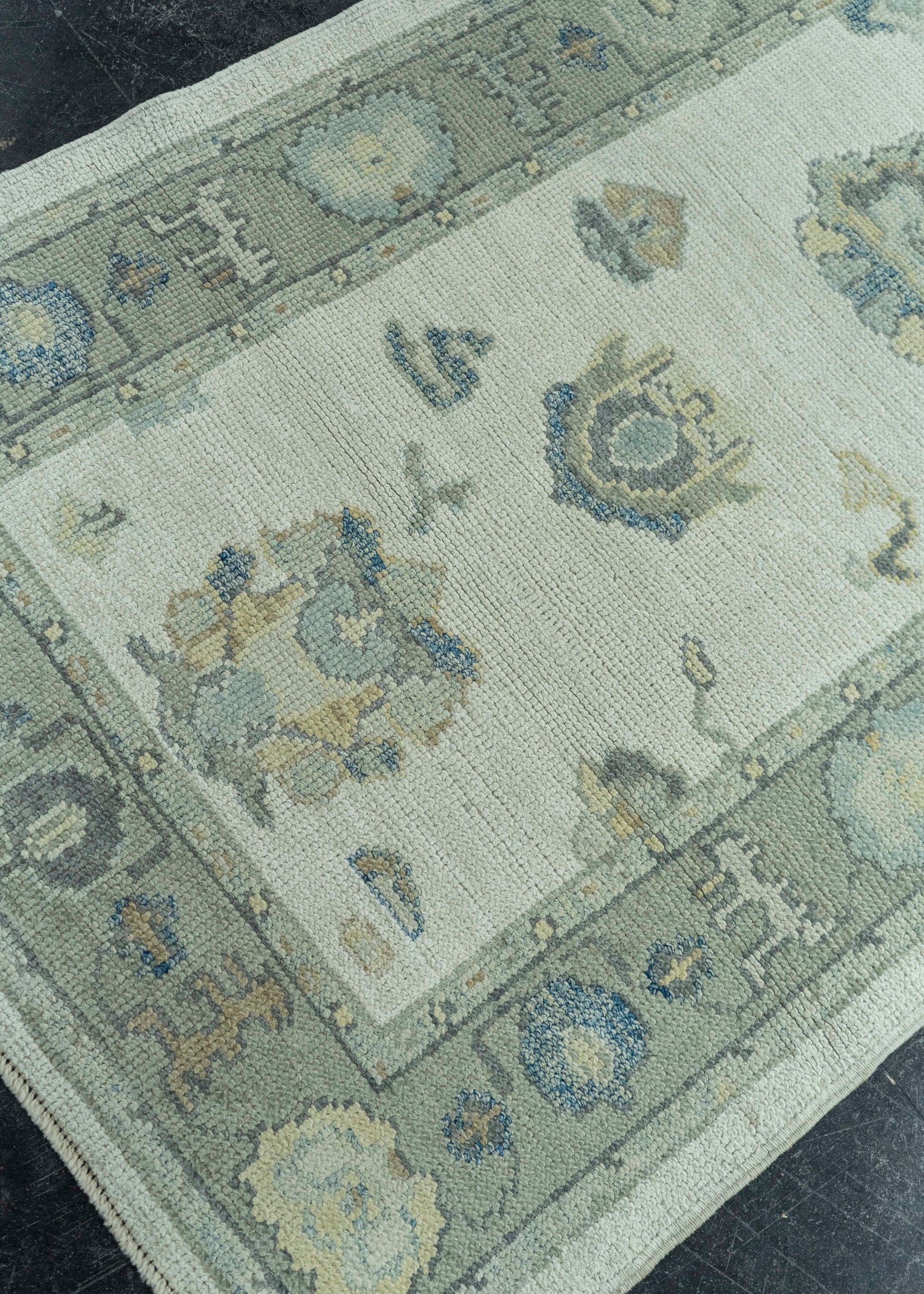 Turkish Oushak Rug 3' x 8'3" #19134