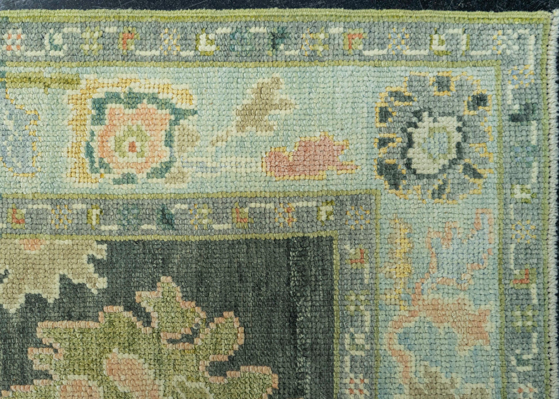 Turkish Oushak Rug 2'11" x 10' #19199