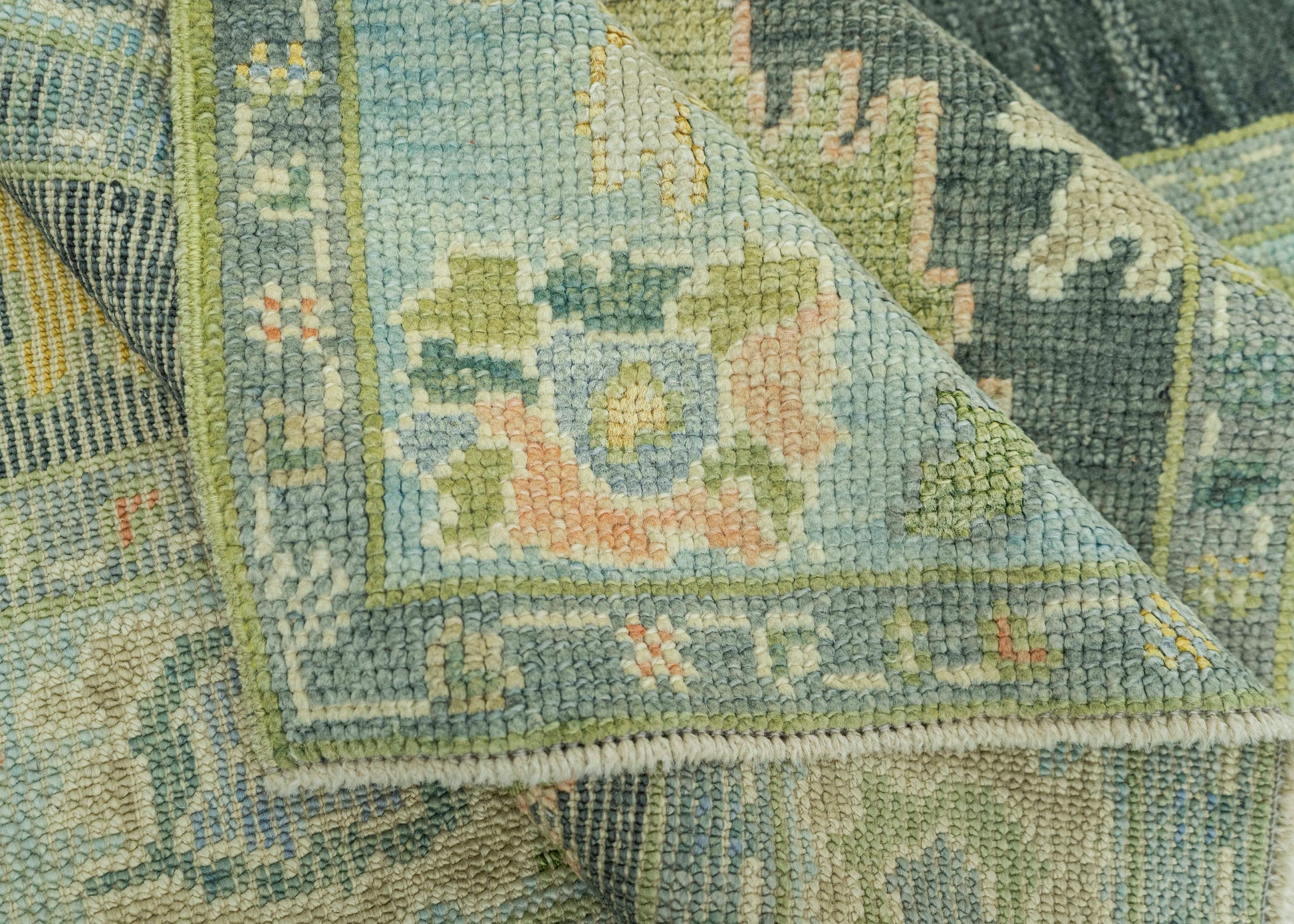 Turkish Oushak Rug 2'11" x 10' #19199