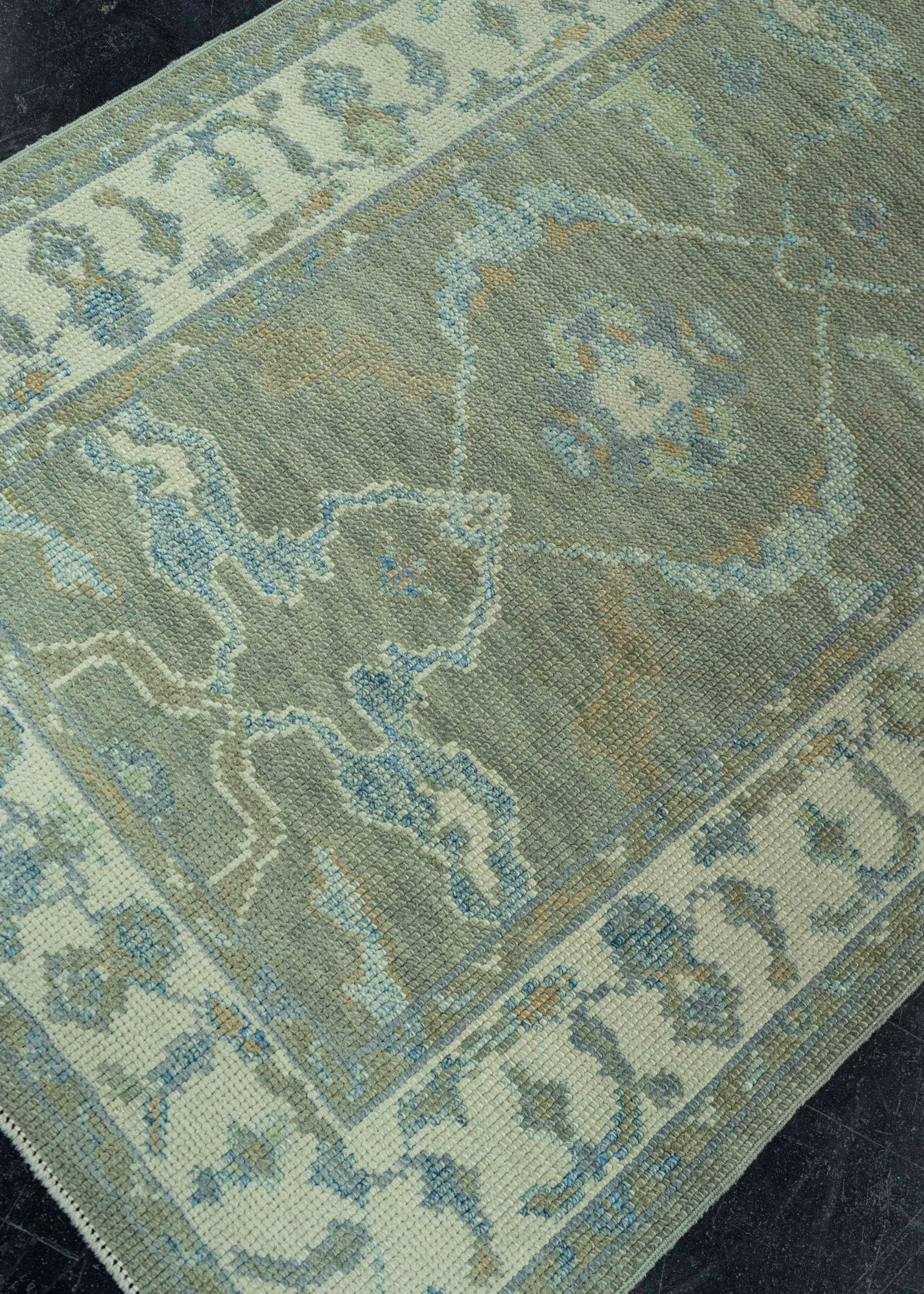 Turkish Oushak Rug 2'11" x 9'7" #19124