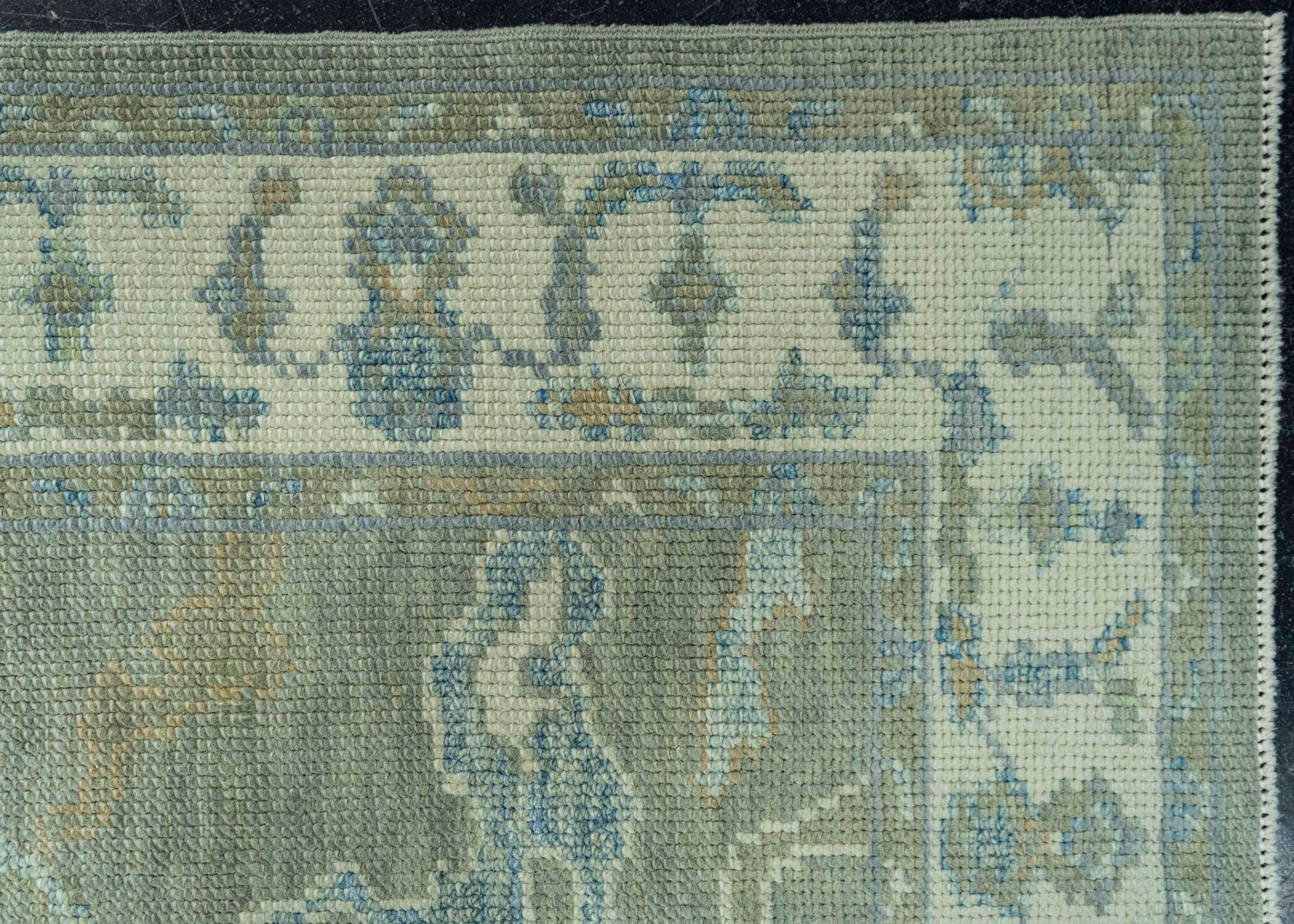 Turkish Oushak Rug 2'11" x 9'7" #19124