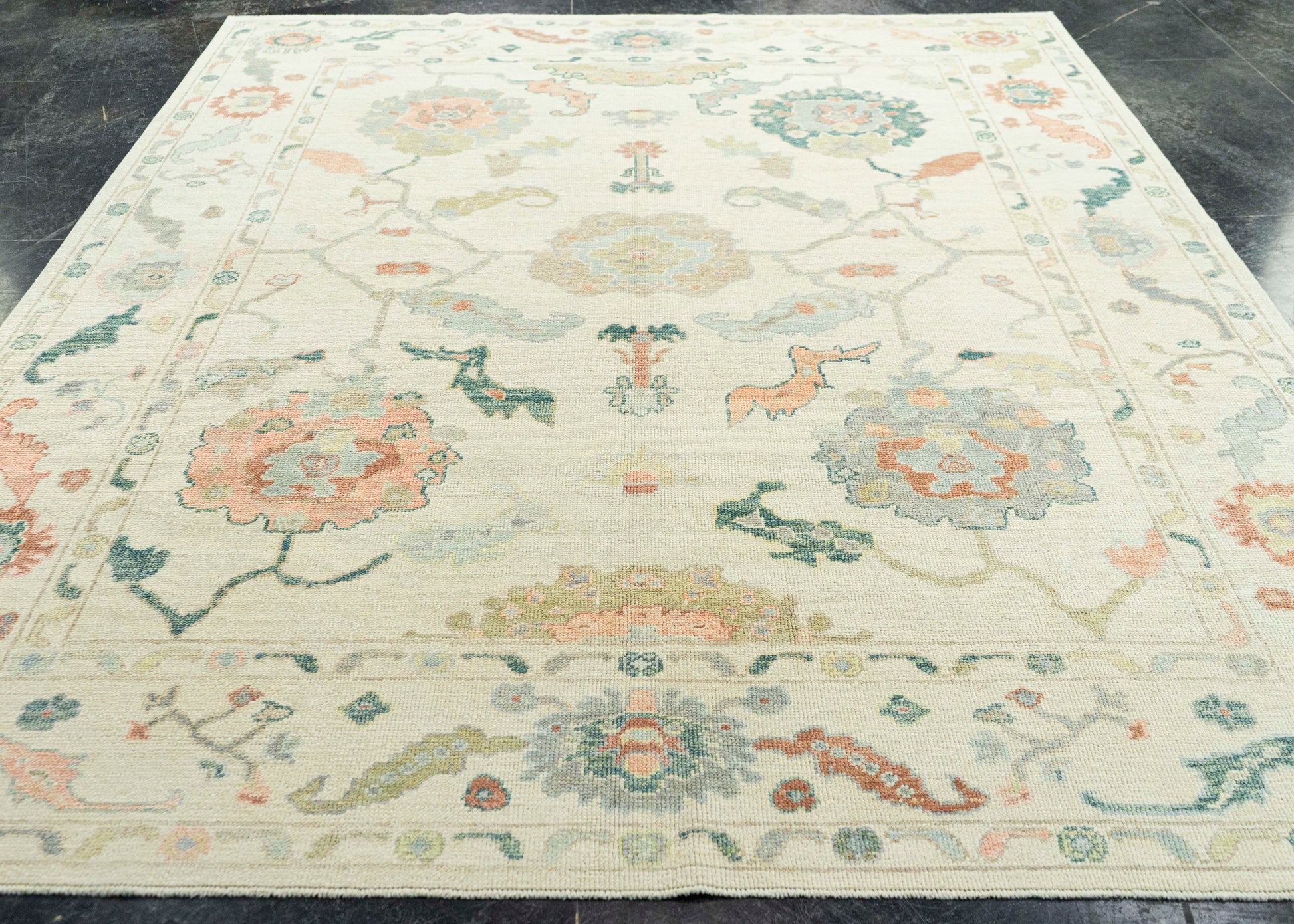 Turkish Oushak Rug 8' x 9'10" #22201