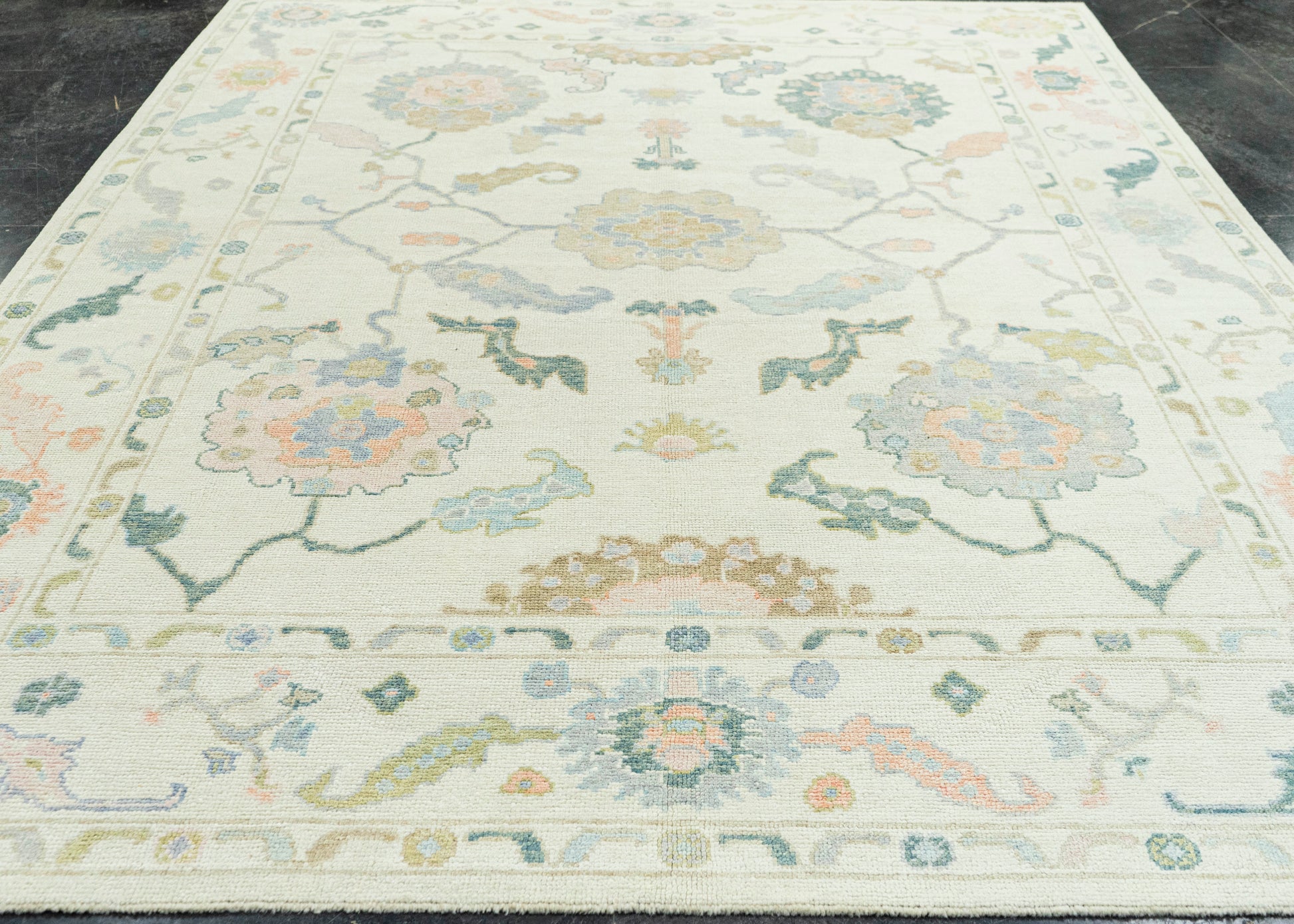 Turkish Oushak Rug 8'5" x 10'7" #22217