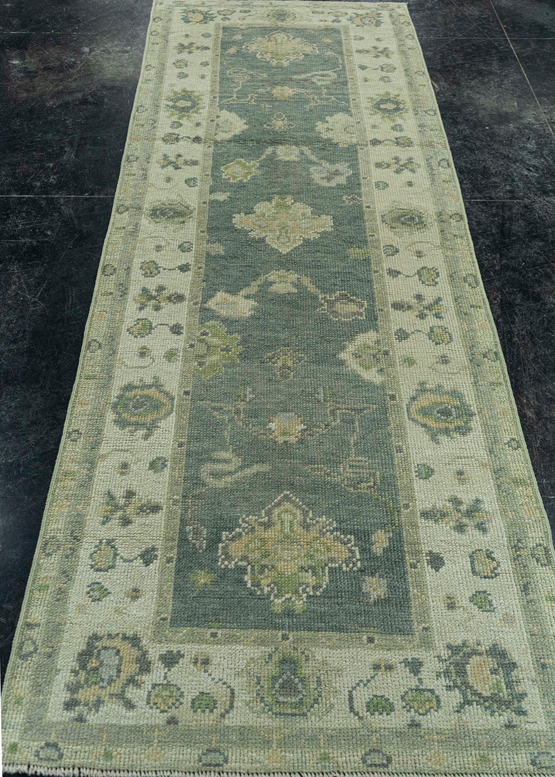 Turkish Oushak Rug 2'10" x 8'4" #19132