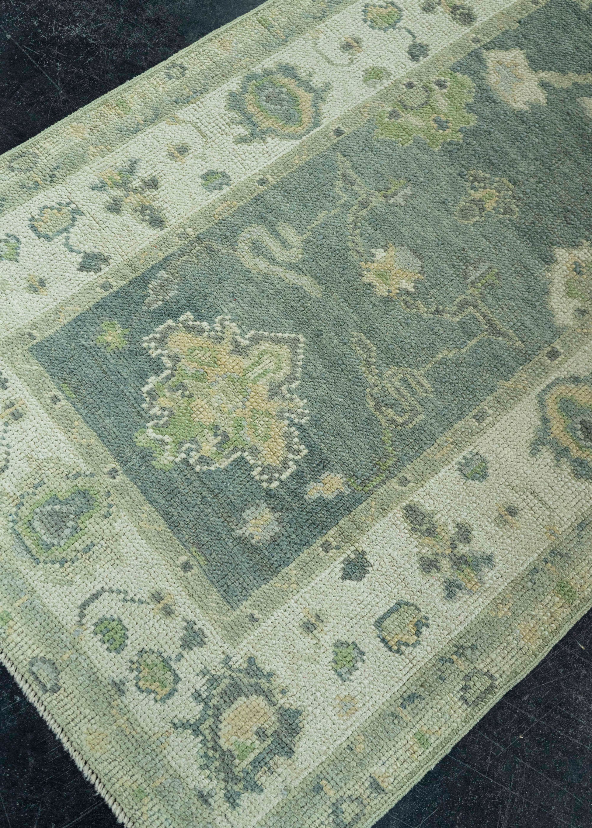 Turkish Oushak Rug 2'10" x 8'4" #19132