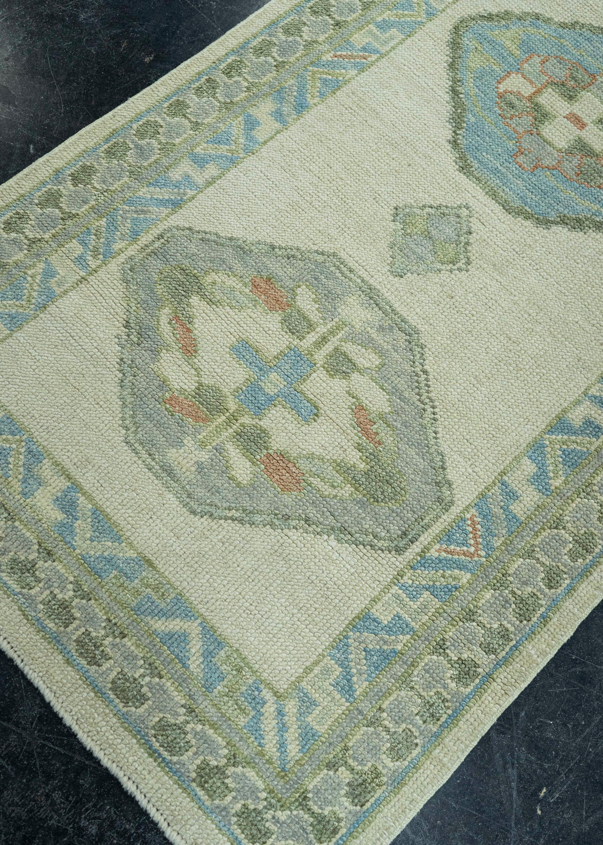 Turkish Oushak Rug 2'9" x 9'11" #19224
