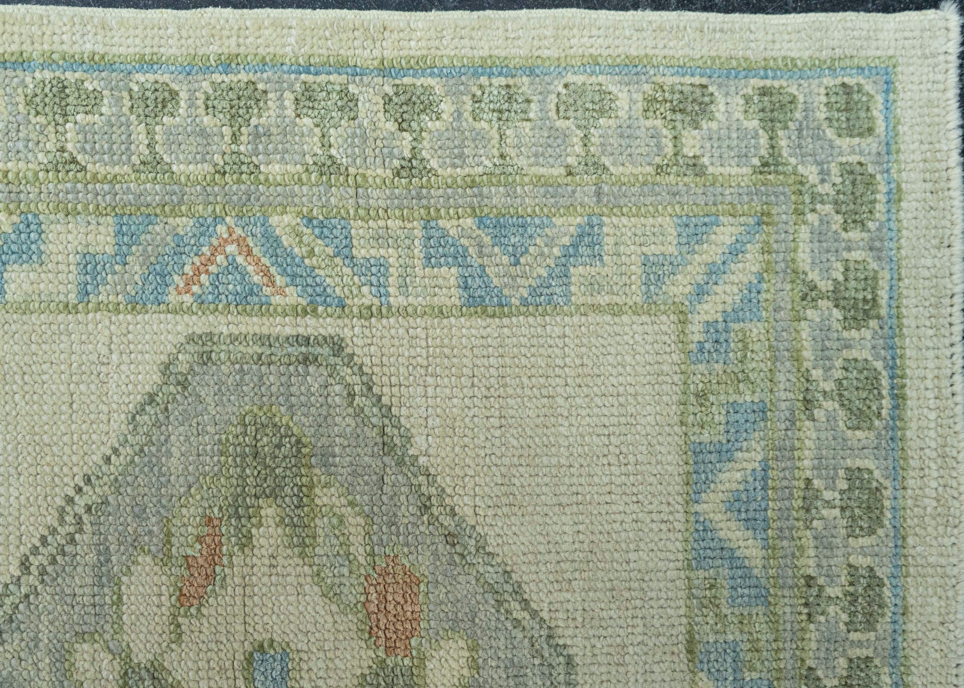 Turkish Oushak Rug 2'9" x 9'11" #19224